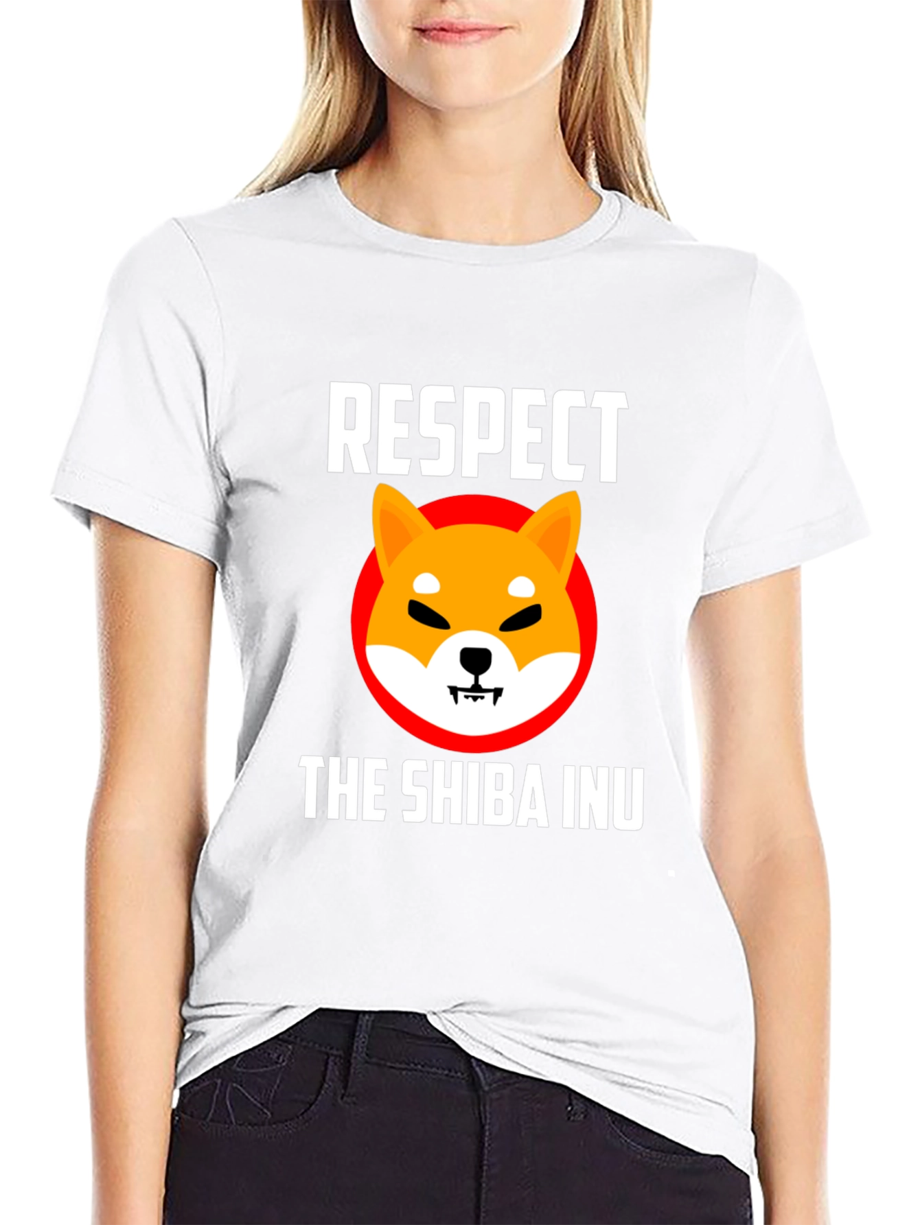 Respect The Shiba Inu Graphic T-Shirt
