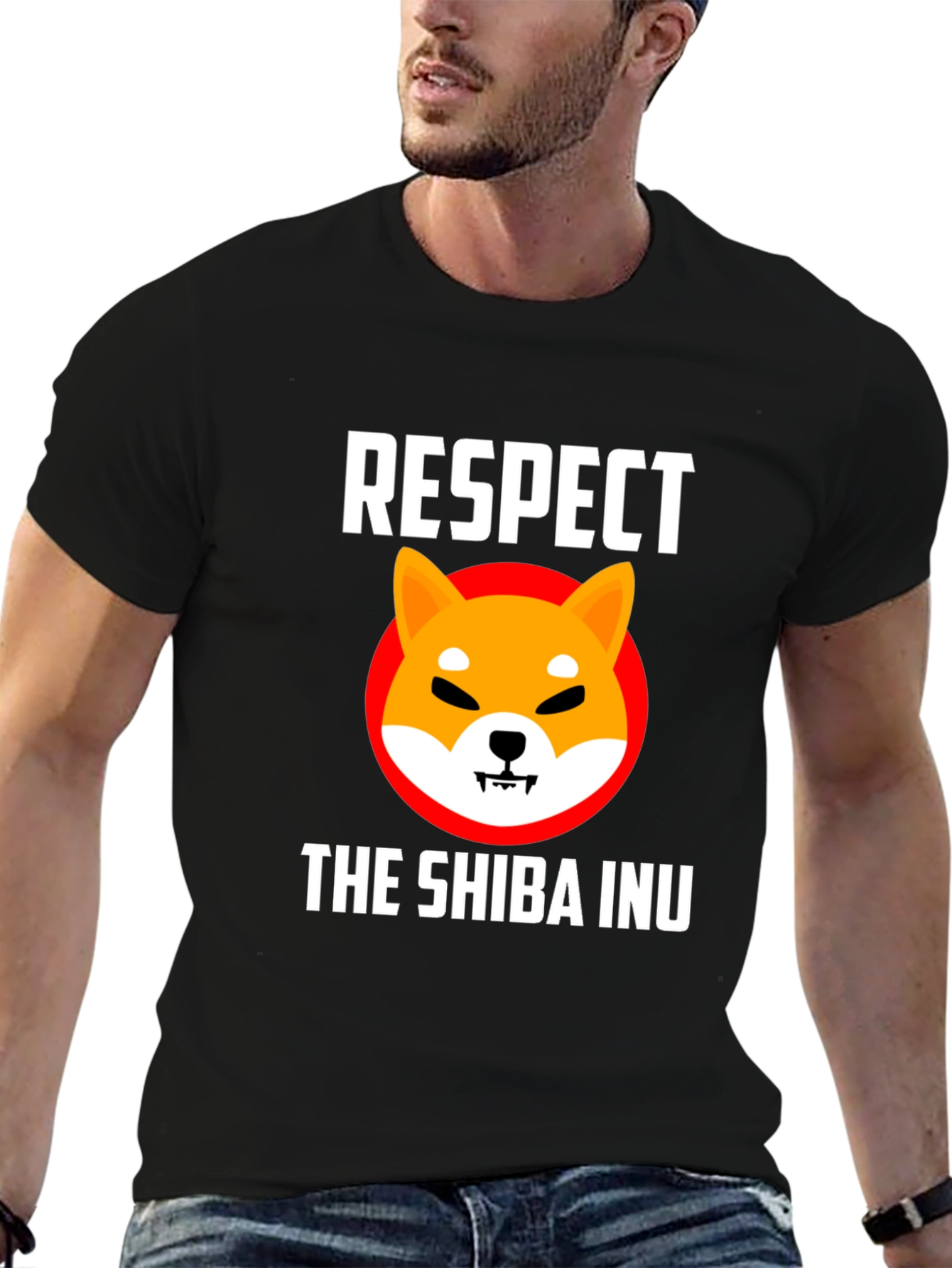 Respect The Shiba Inu Graphic T-Shirt