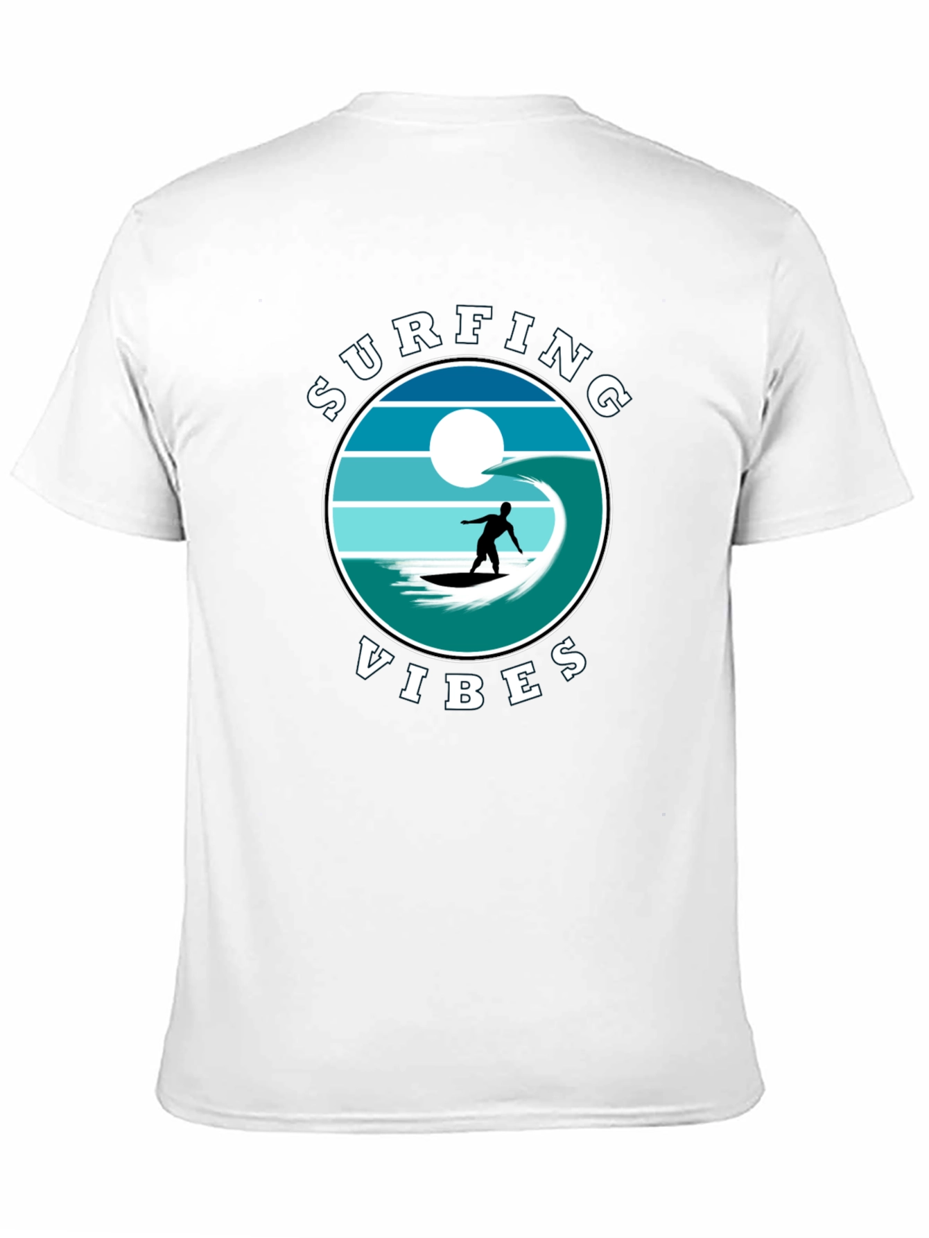 Surfing Vibes Graphic Tee - Beach Lifestyle Shirt