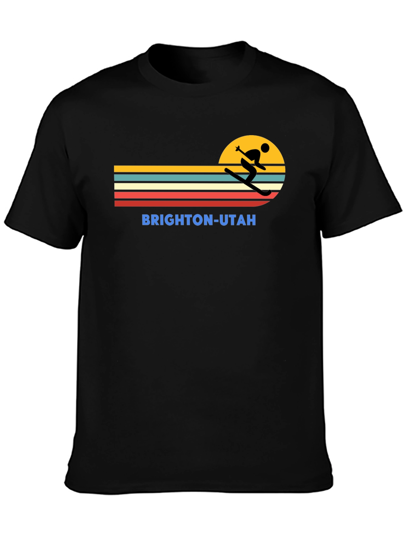Brighton Utah Retro Ski T-Shirt