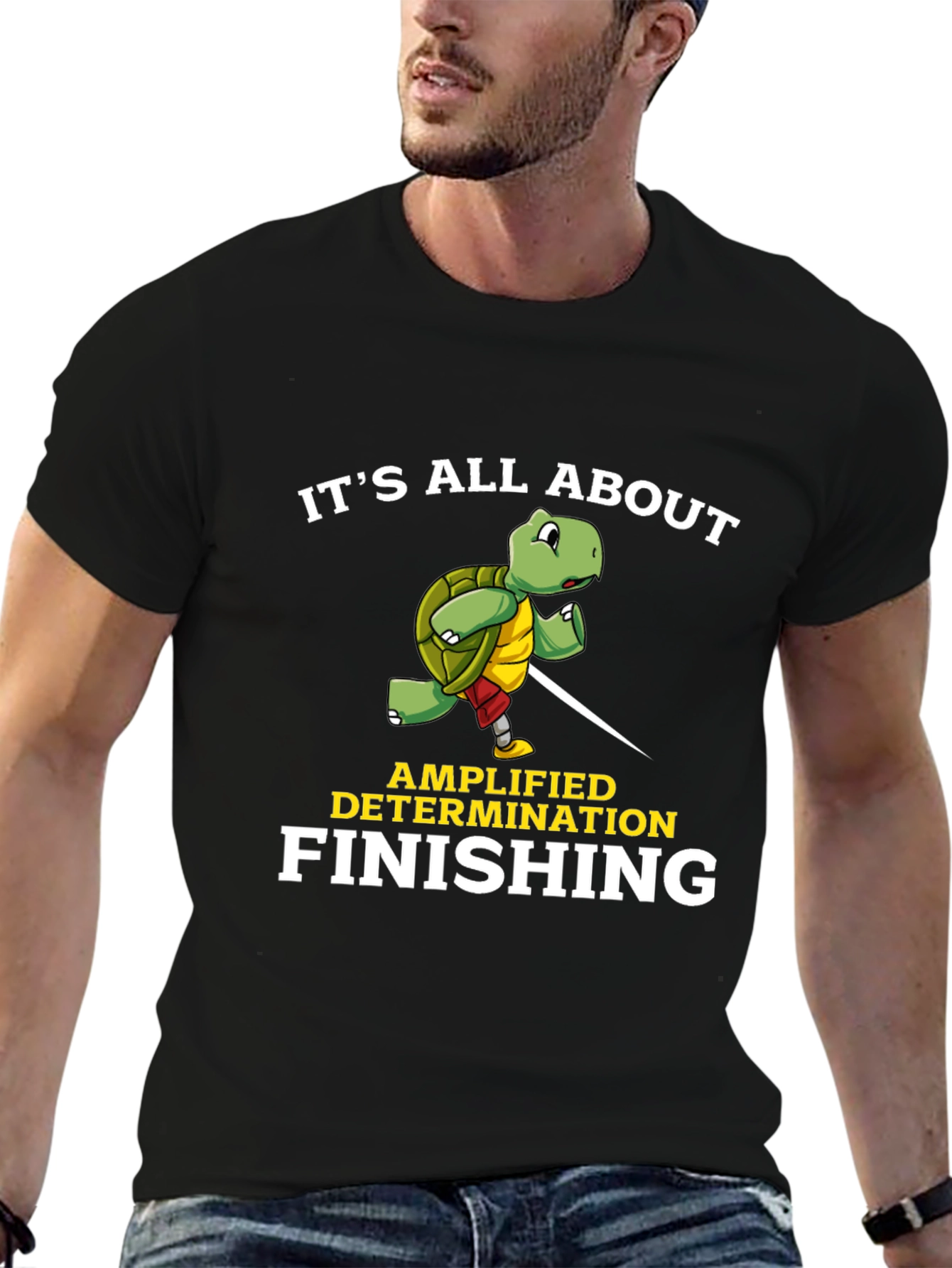 Determination Turtle Graphic T-Shirt