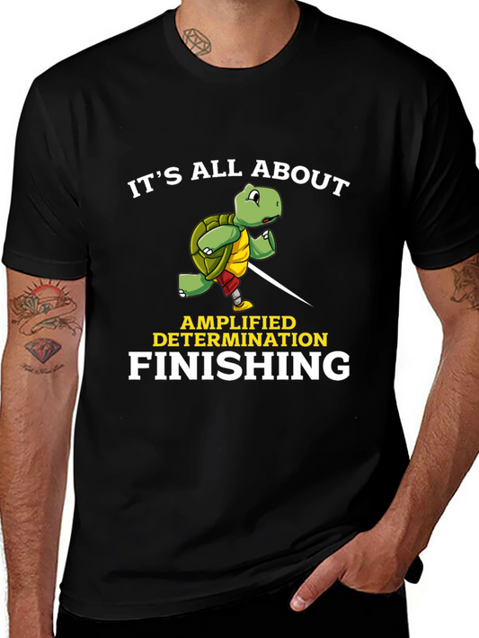 Determination Turtle Graphic T-Shirt