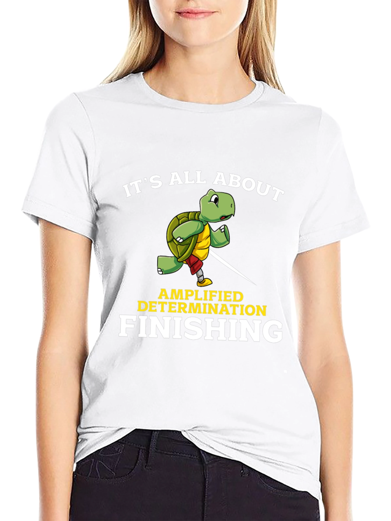 Determination Turtle Graphic T-Shirt