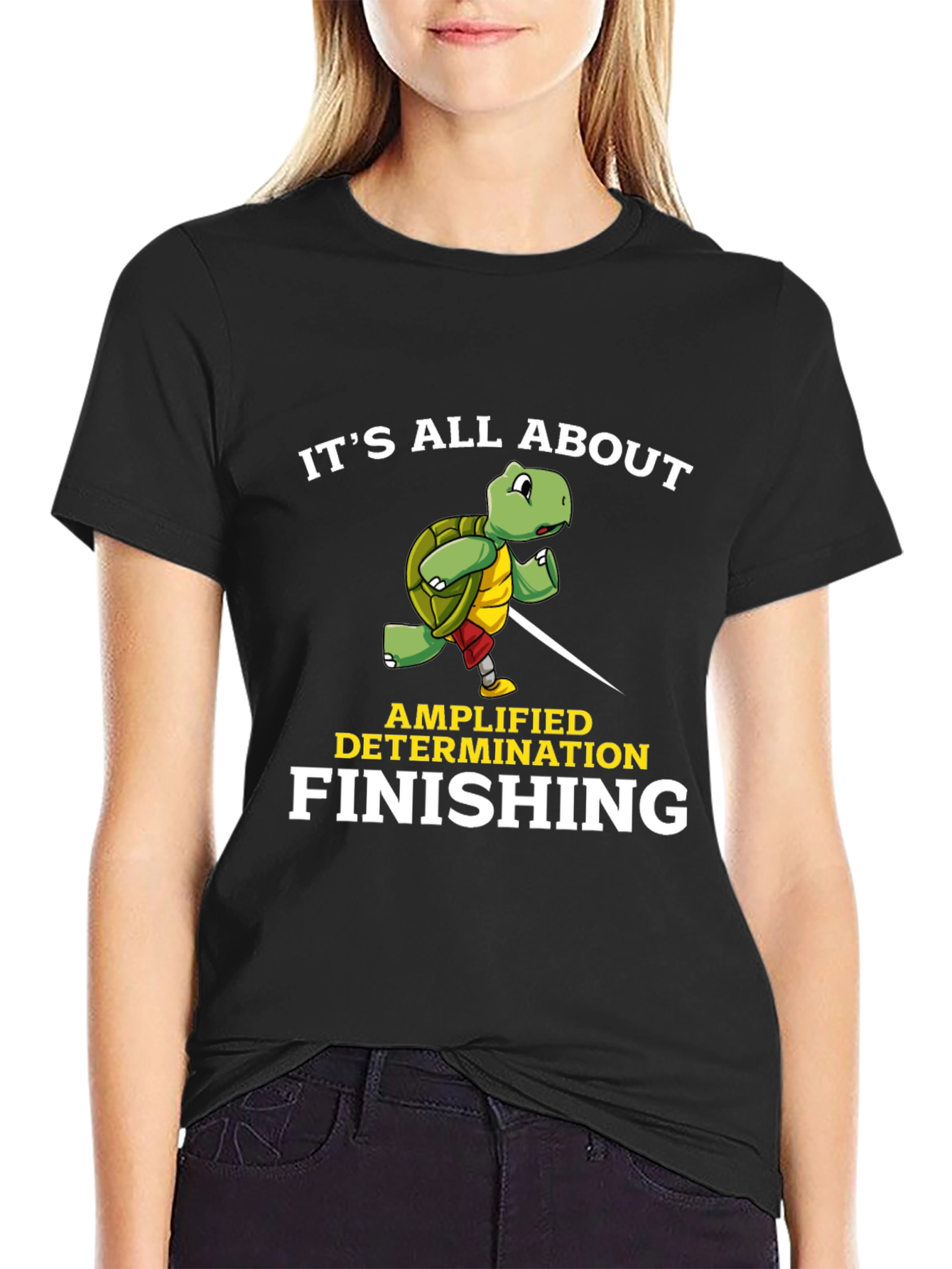 Determination Turtle Graphic T-Shirt