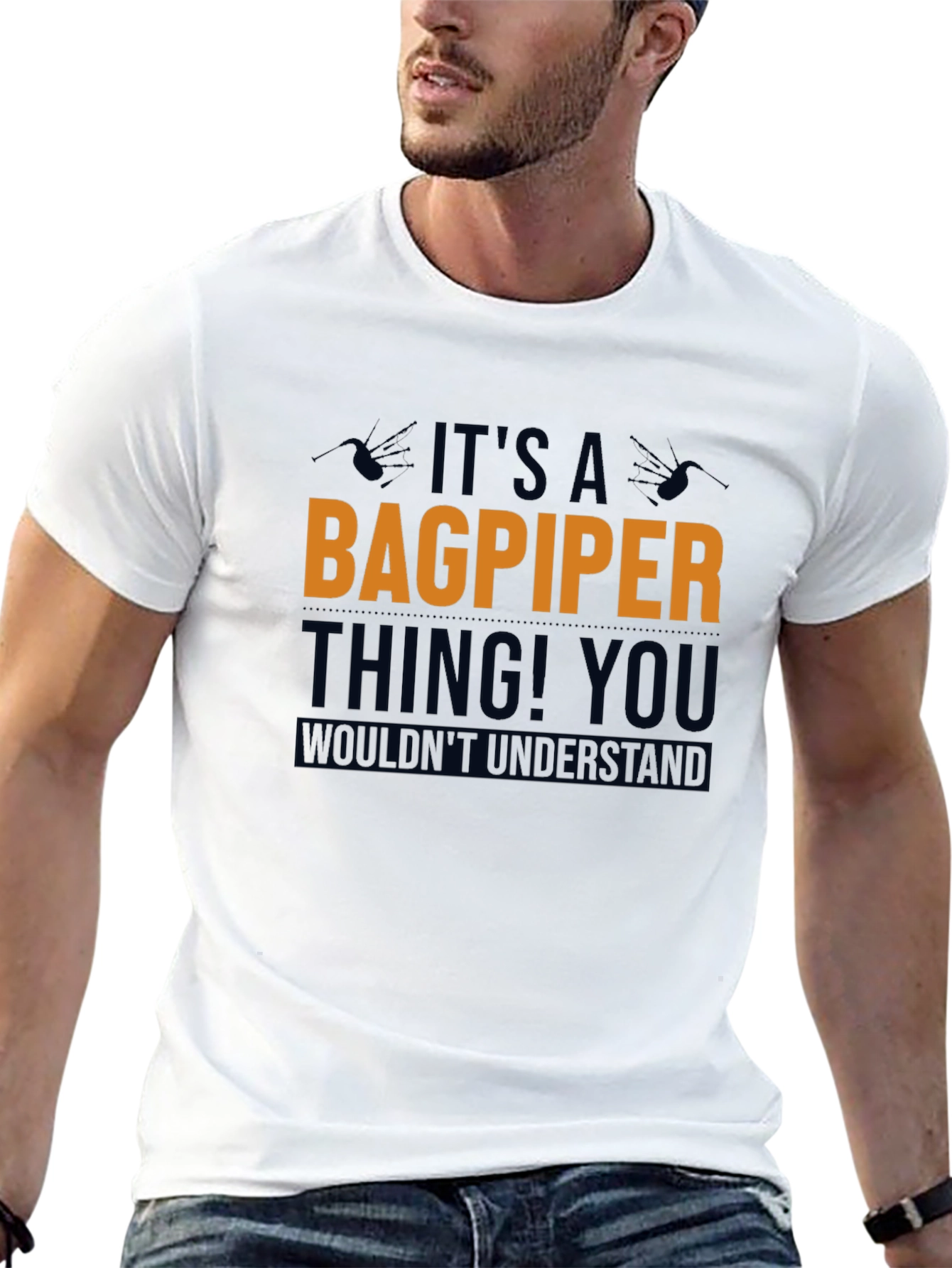 Its a Bagpiper Thing T-Shirt - Black