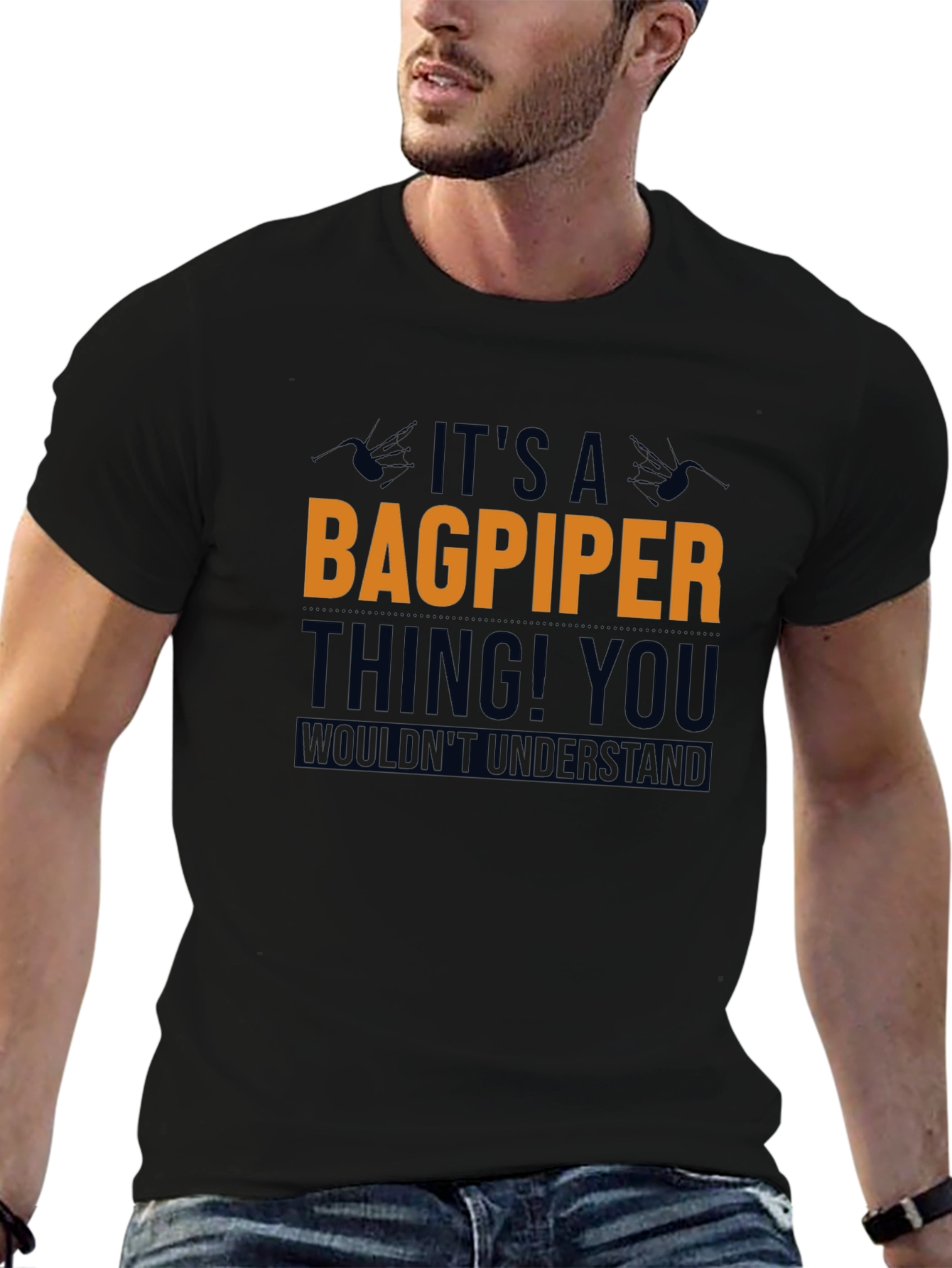 Its a Bagpiper Thing T-Shirt - Black