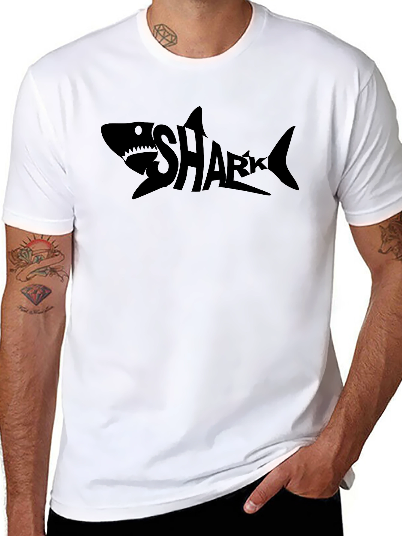 Shark Graphic Tee - Unique Design T-Shirt