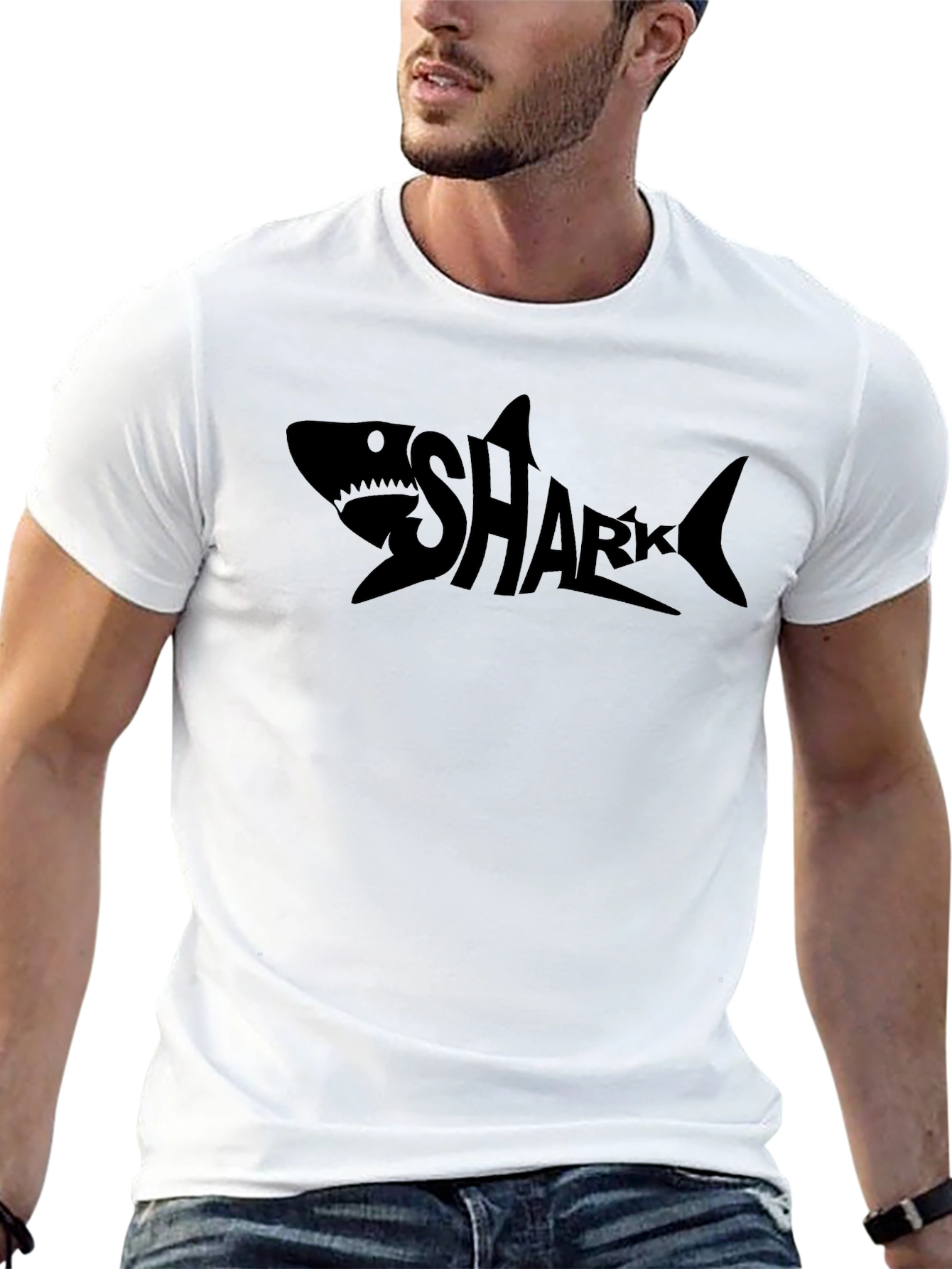 Shark Graphic Tee - Unique Design T-Shirt
