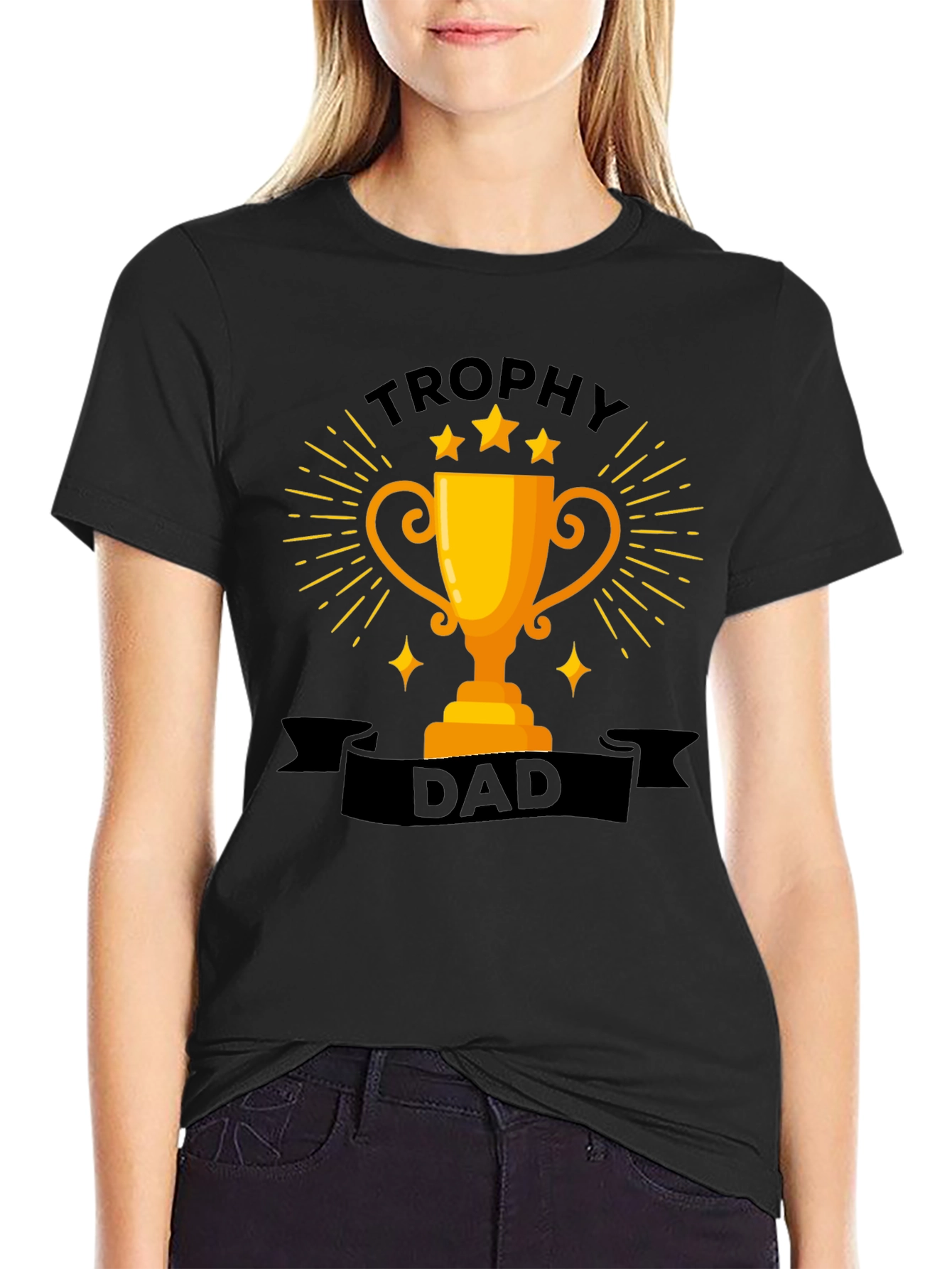 Trophy Dad Graphic T-Shirt - Fathers Day Gift