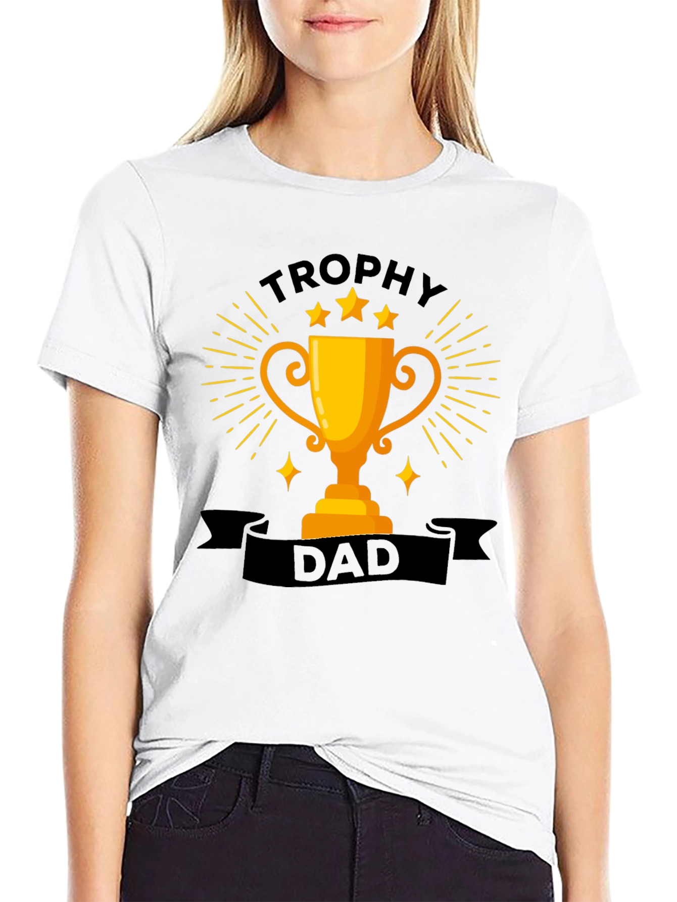 Trophy Dad Graphic T-Shirt - Fathers Day Gift