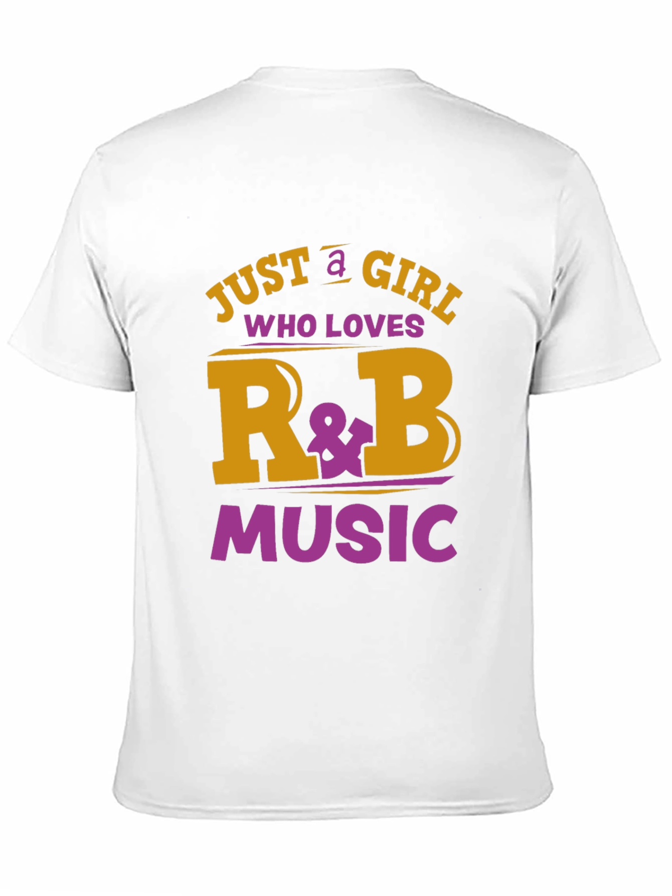 Just a Girl Who Loves R&B Music Graphic T-Shirt