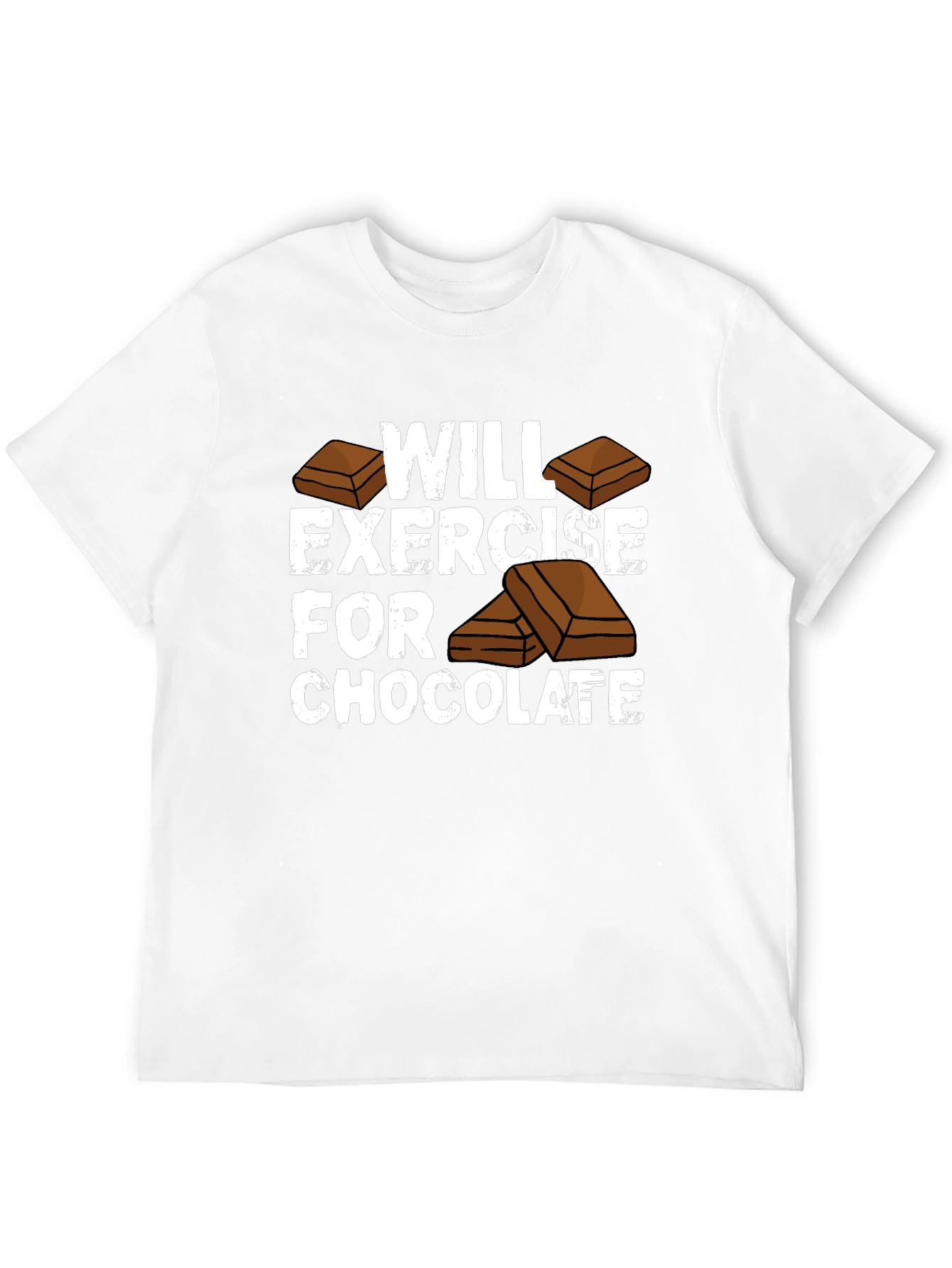 Will Exercise For Chocolate Funny T-Shirt