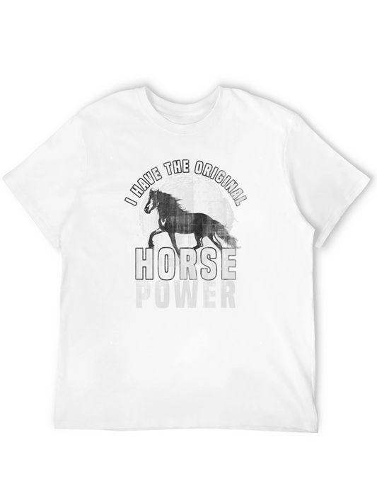 Original Horsepower Graphic Tee - Black