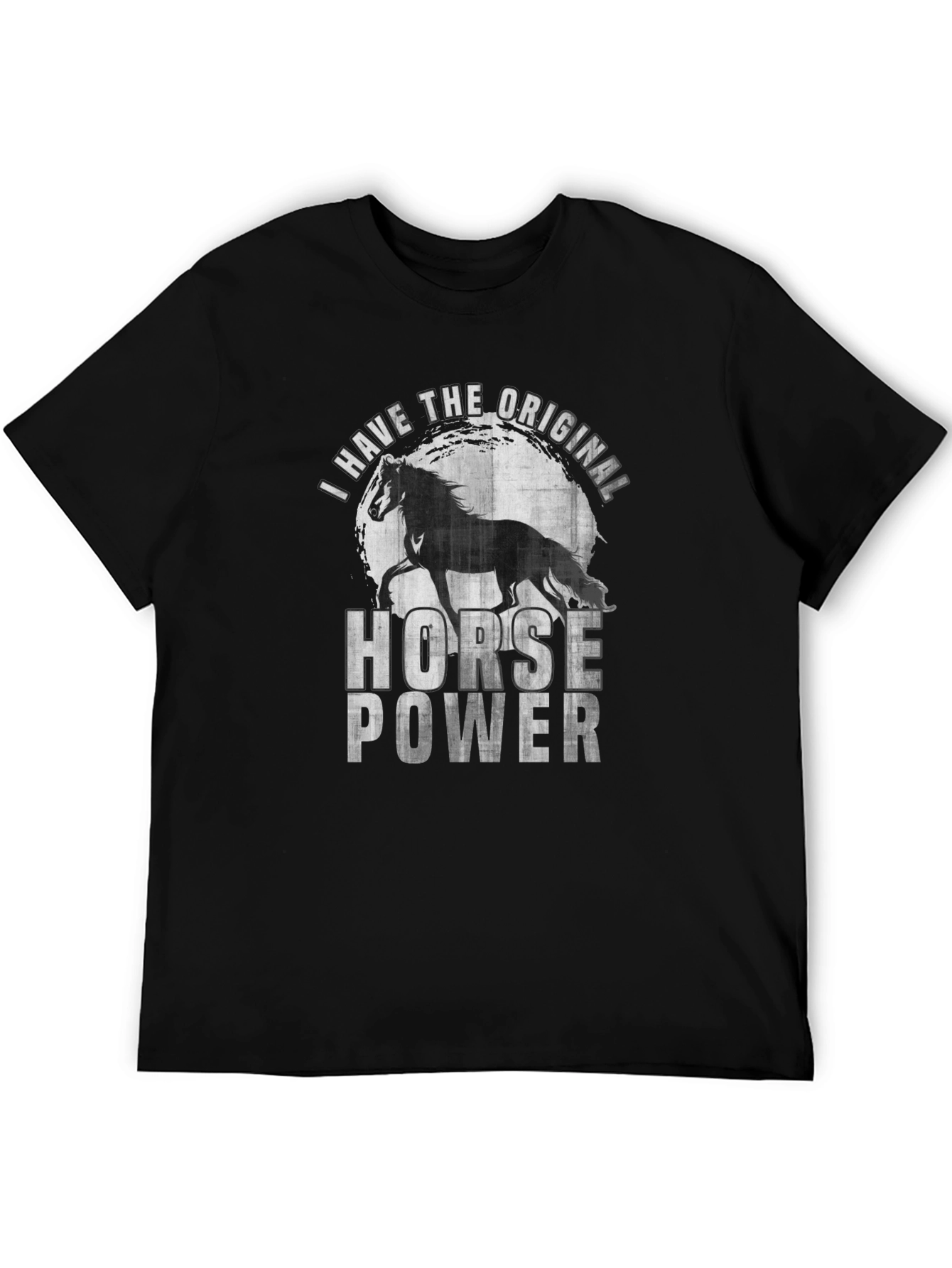 Original Horsepower Graphic Tee - Black