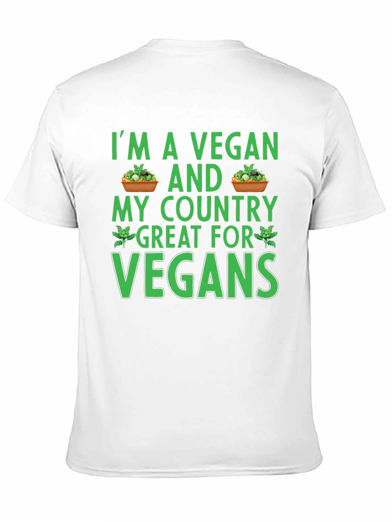 Vegan Country T-Shirt - Black Cotton Blend Tee