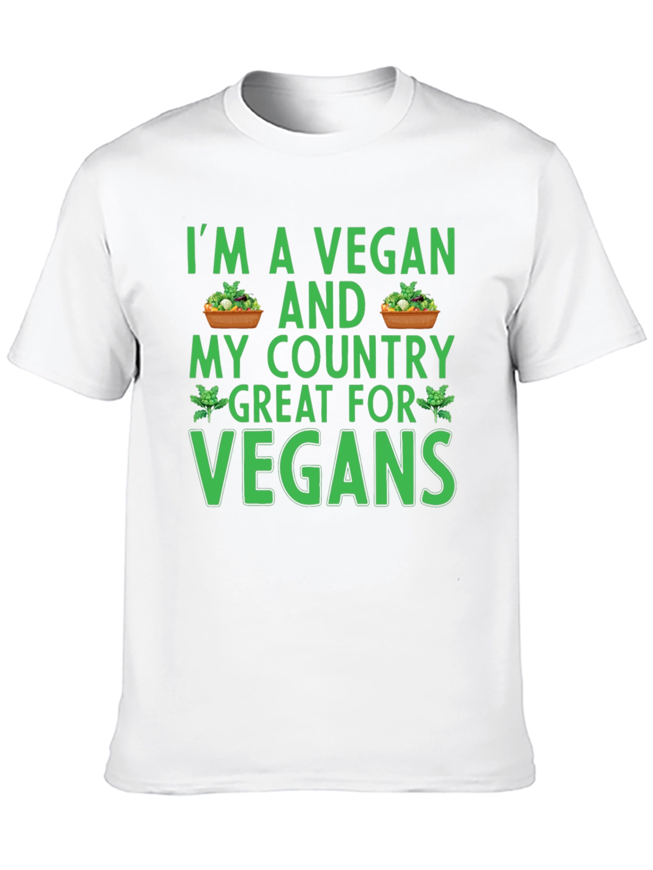 Vegan Country T-Shirt - Black Cotton Blend Tee