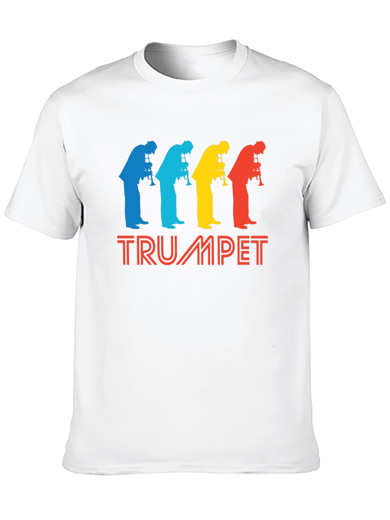Retro Trumpet Player Graphic Tee - Musicians Style!