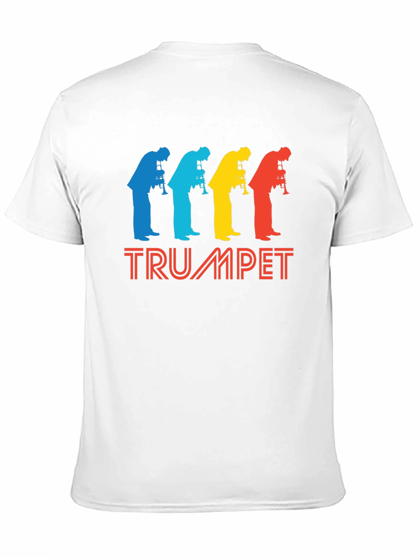 Retro Trumpet Player Graphic Tee - Musicians Style!