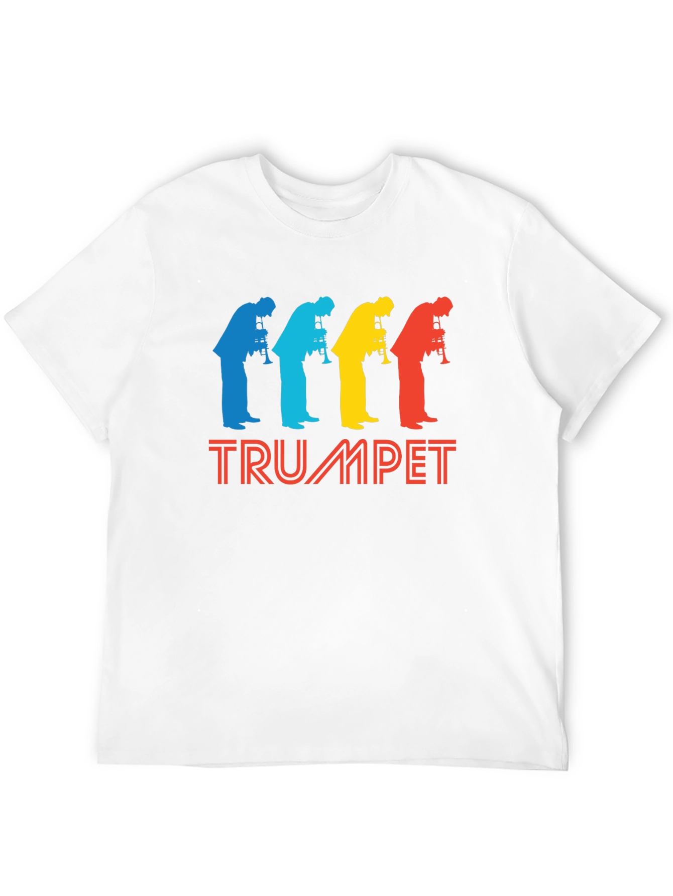 Retro Trumpet Player Graphic Tee - Musicians Style!