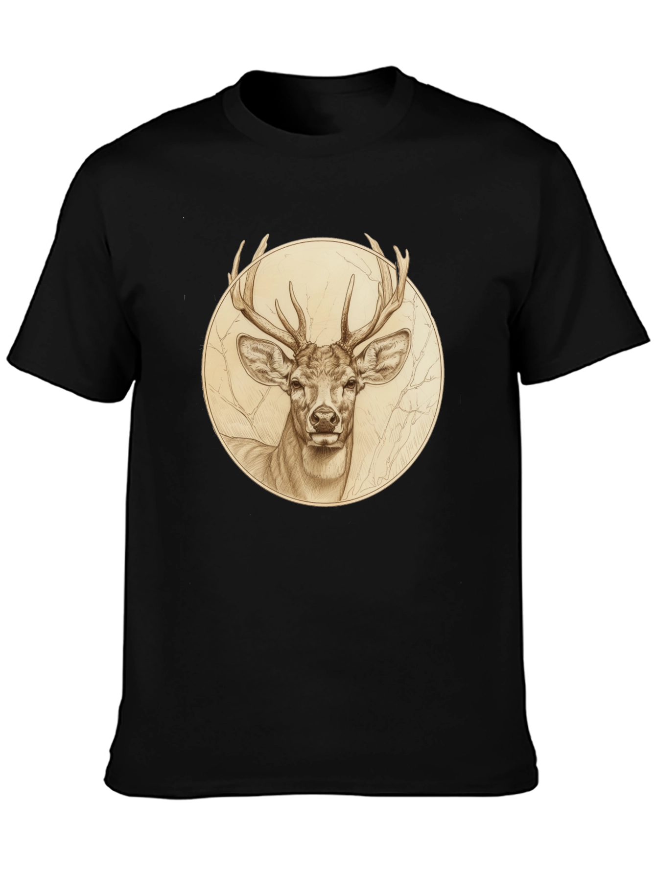 Deer Graphic Tee - Stylish Nature Inspired Design