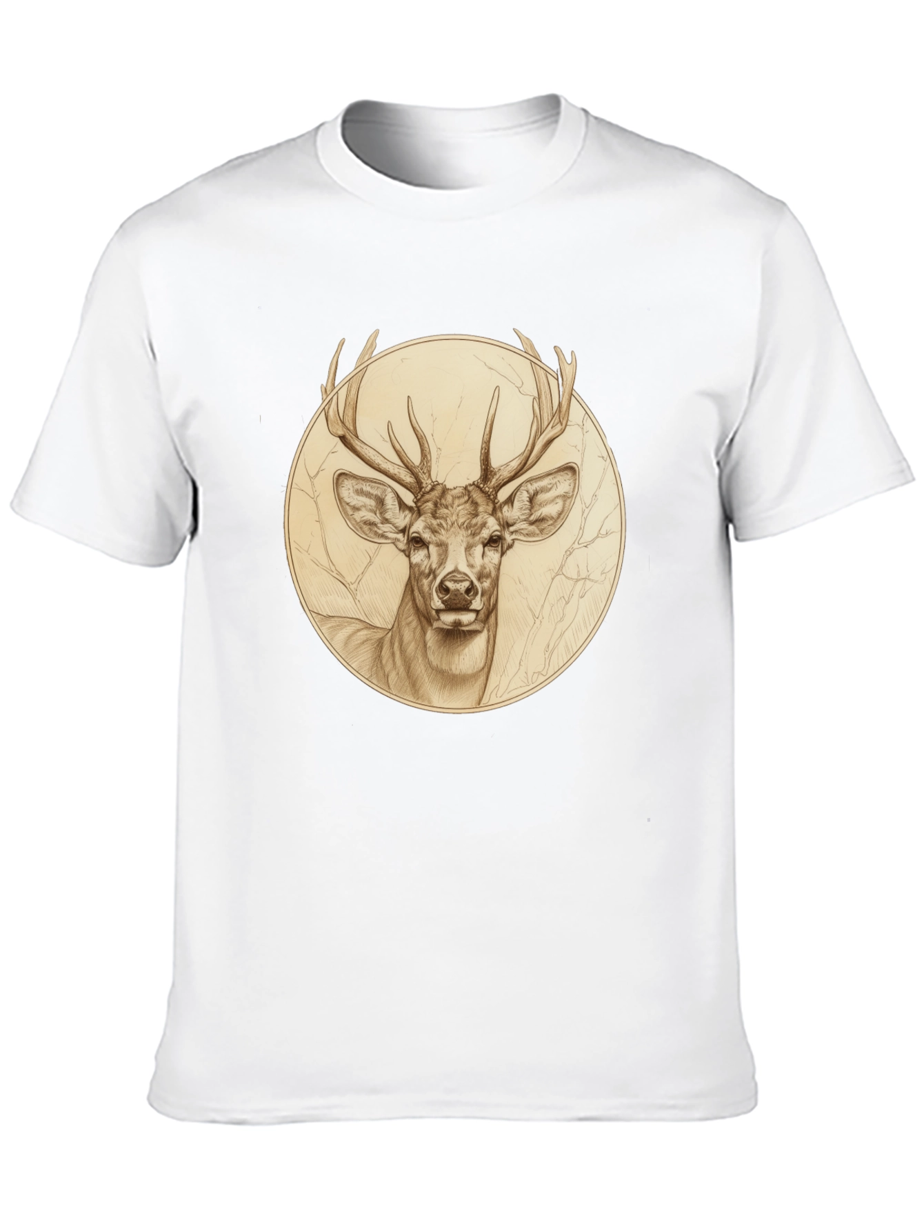 Deer Graphic Tee - Stylish Nature Inspired Design