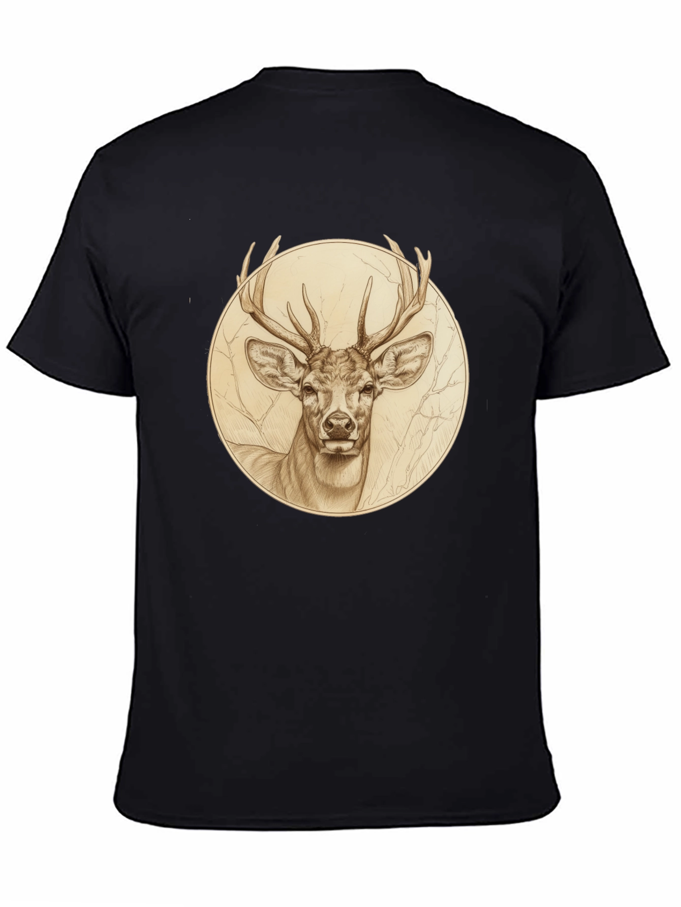 Deer Graphic Tee - Stylish Nature Inspired Design