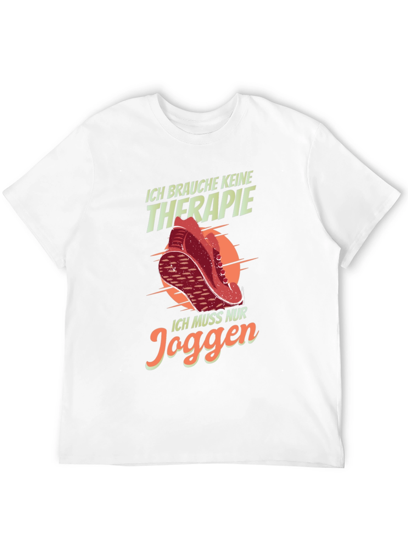 Running Therapy Graphic Tee - Jogging T-Shirt