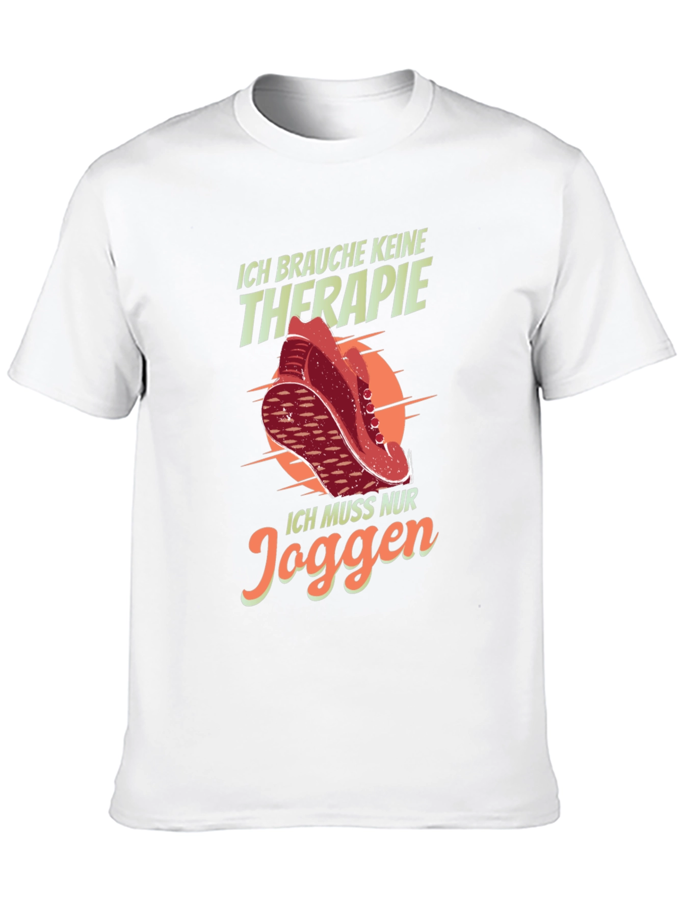 Running Therapy Graphic Tee - Jogging T-Shirt