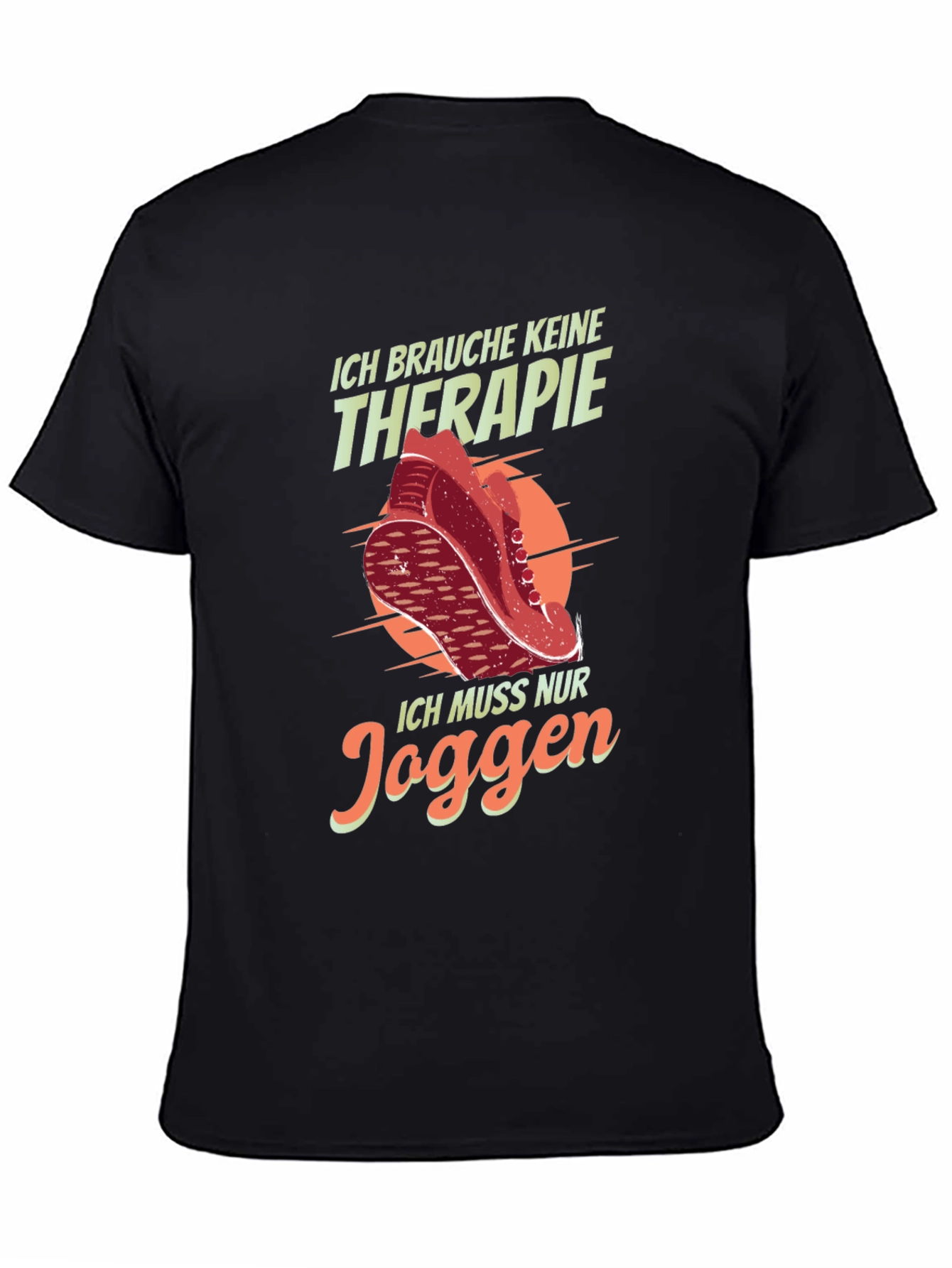 Running Therapy Graphic Tee - Jogging T-Shirt