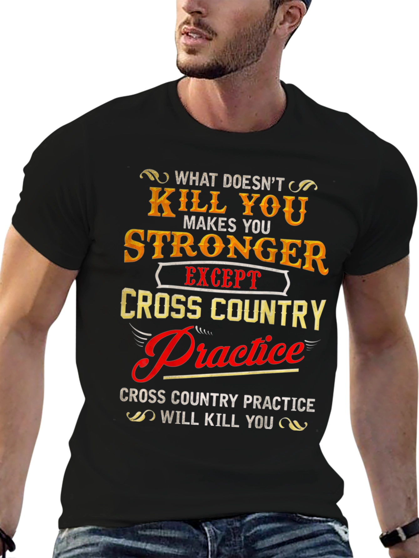 Funny Cross Country Practice T-Shirt