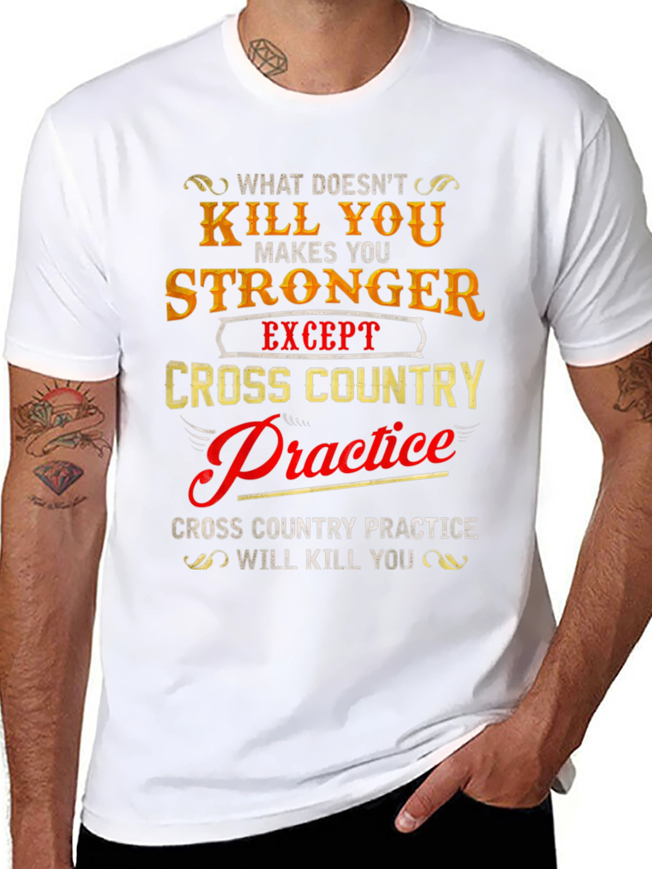 Funny Cross Country Practice T-Shirt