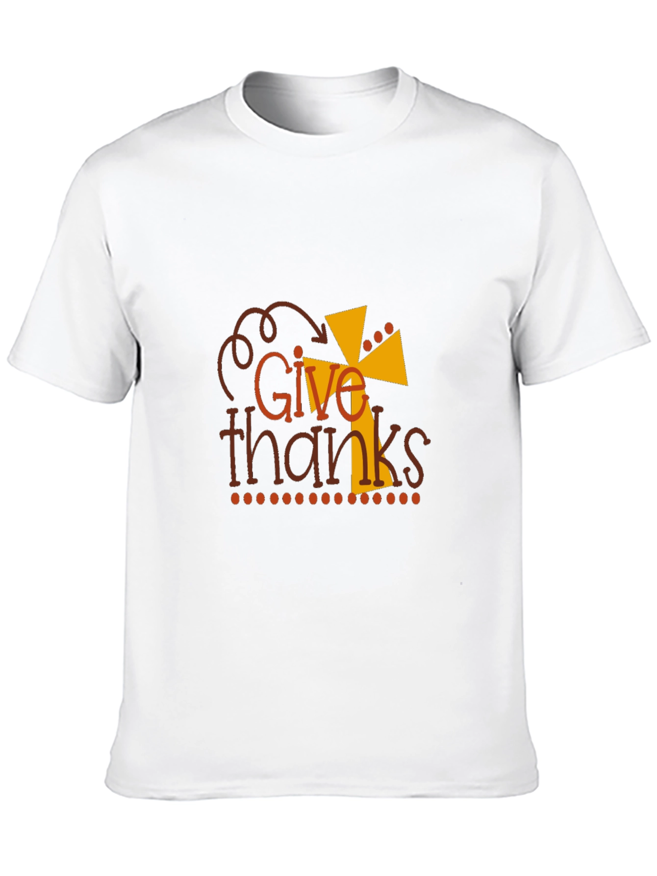 Give Thanks Graphic Tee - Thanksgiving Apparel