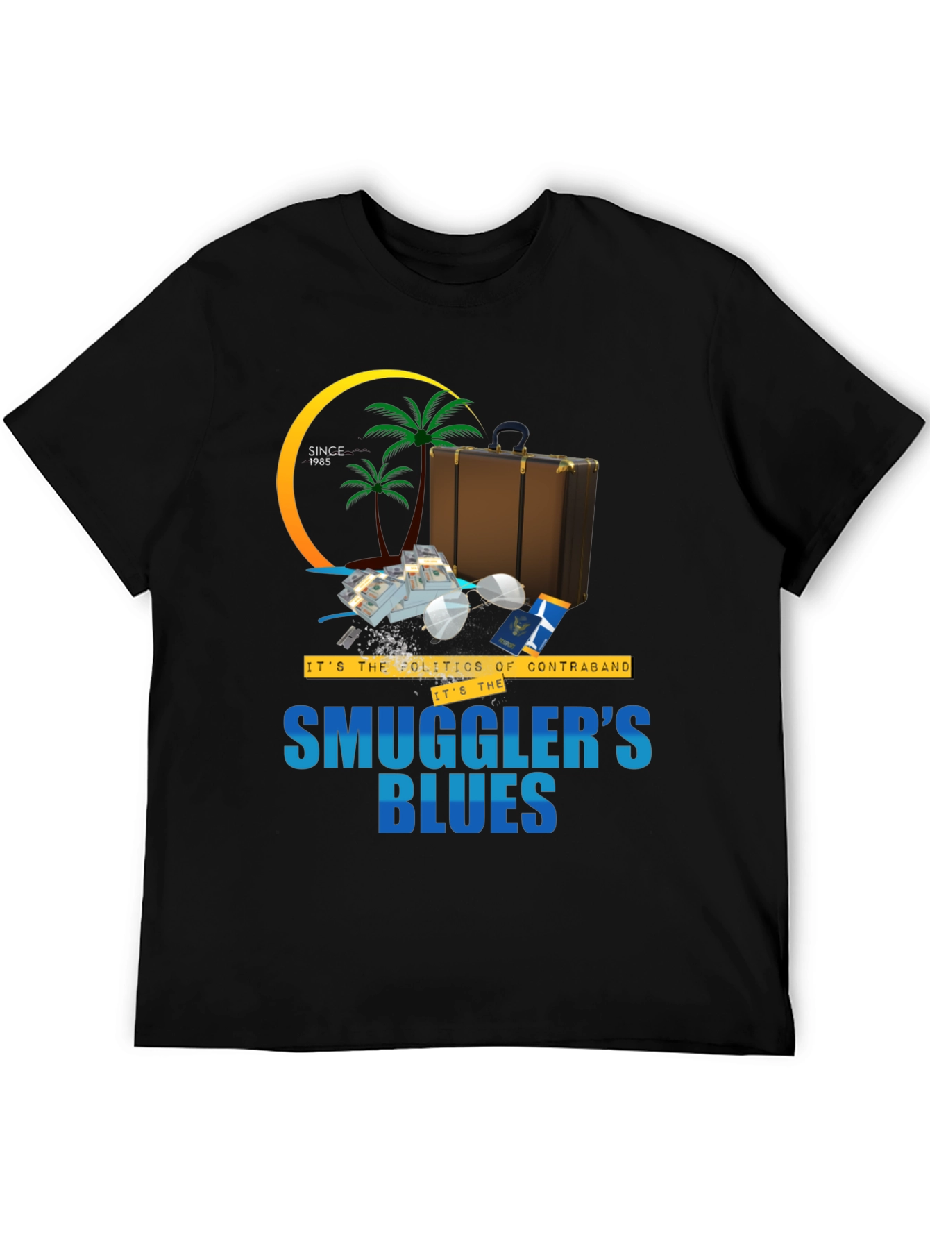 Smugglers Blues T-Shirt - Tropical Contraband Tee
