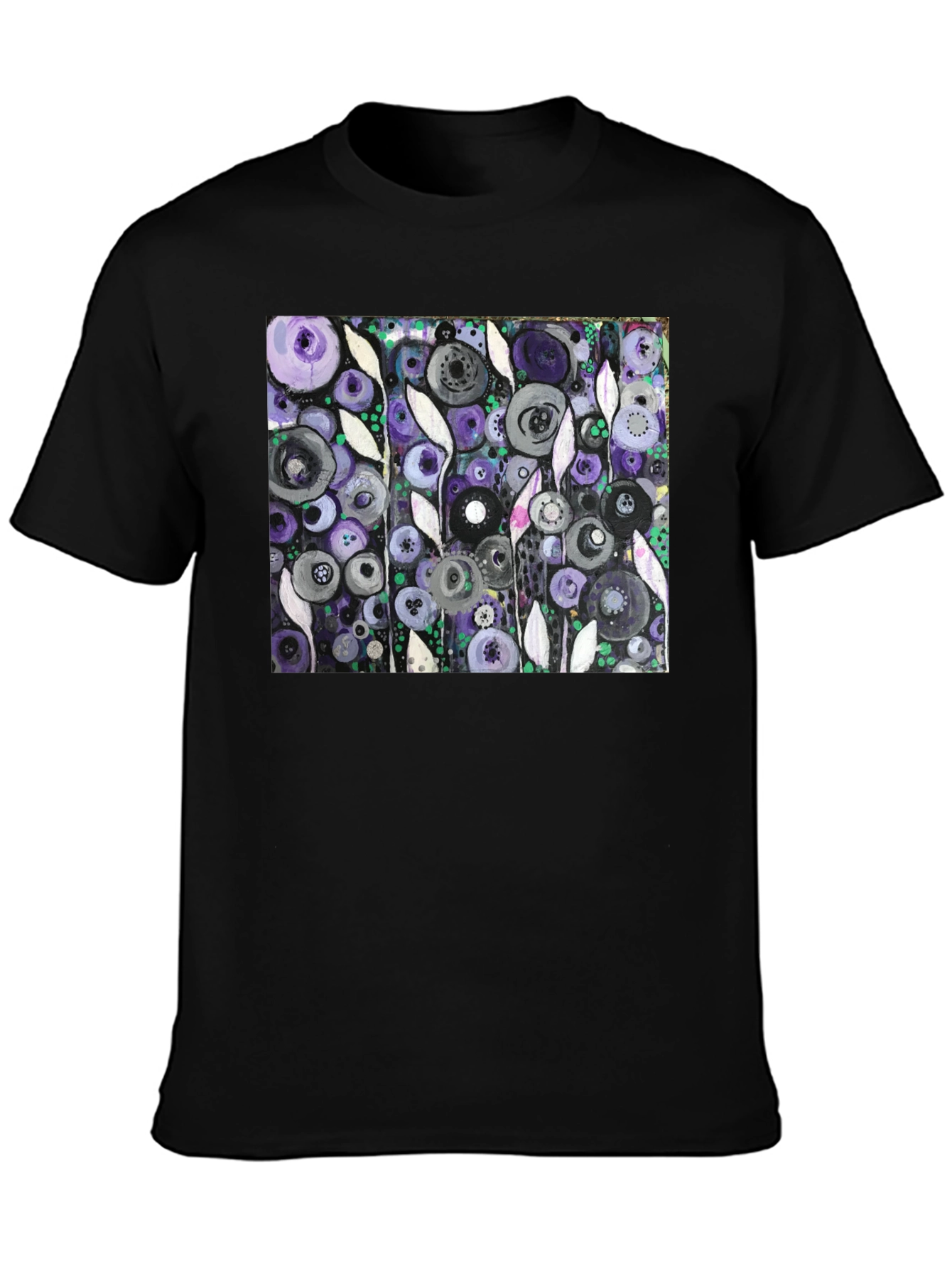 Abstract Floral T-Shirt