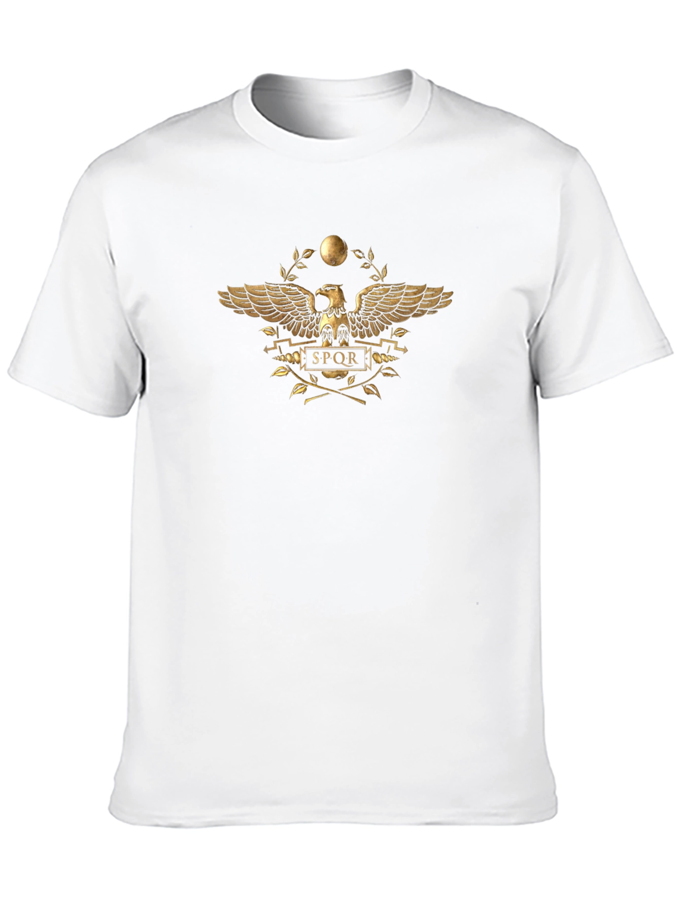 Roman Eagle SPQR Black T-Shirt