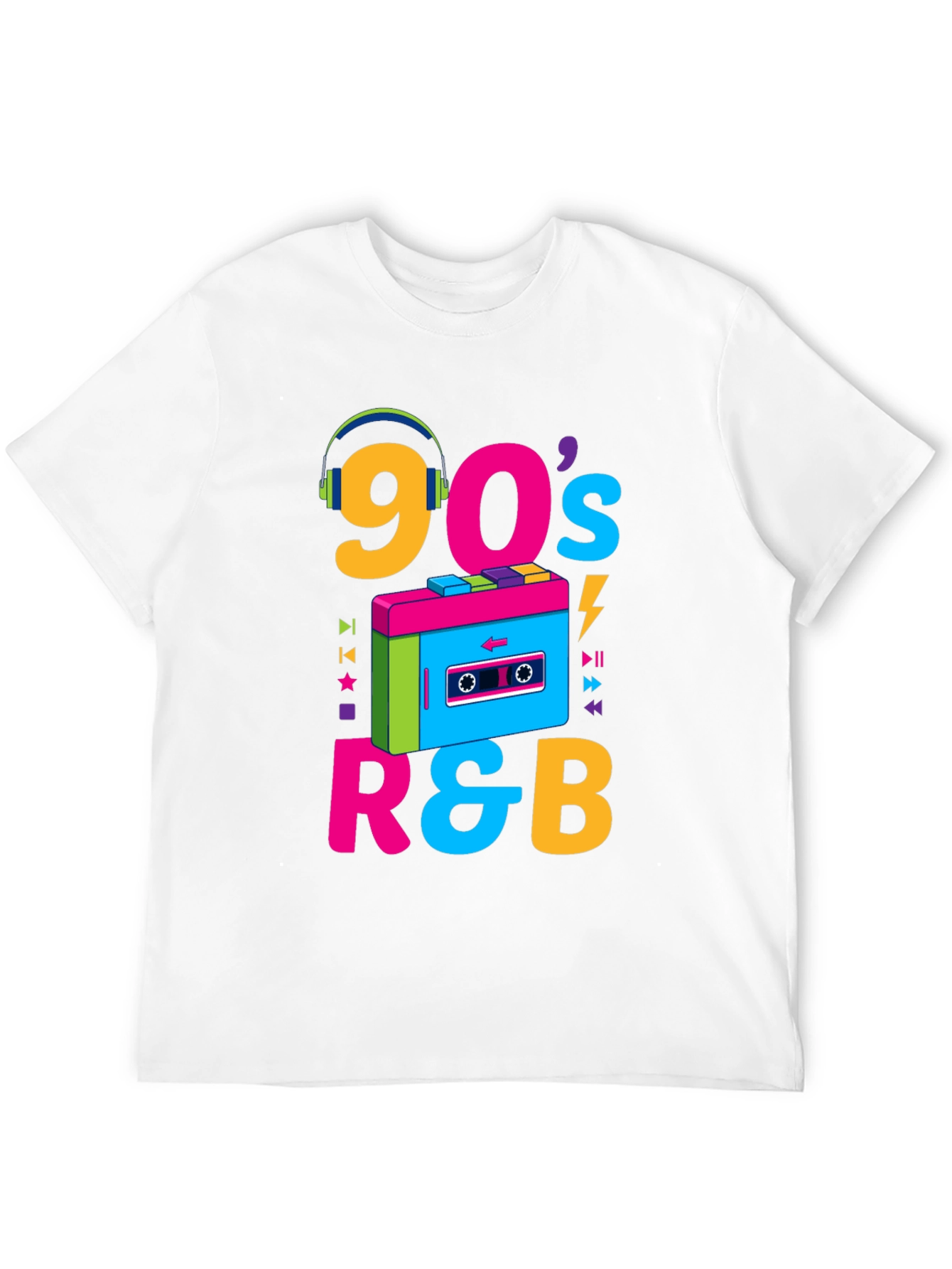 90s R&B Graphic T-Shirt - Retro Music Style