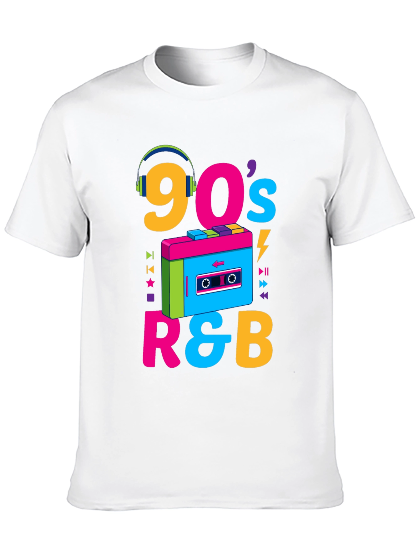 90s R&B Graphic T-Shirt - Retro Music Style