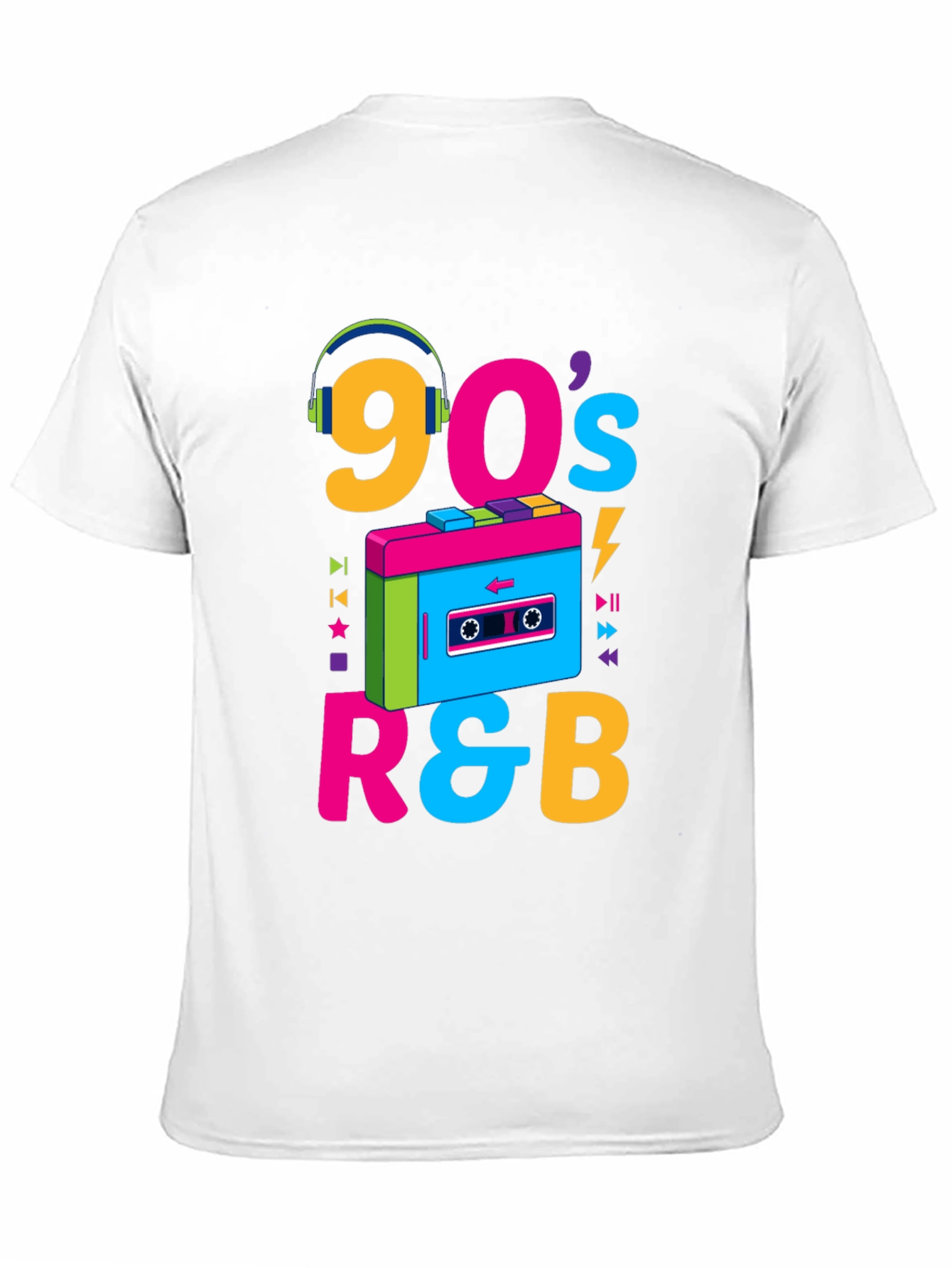 90s R&B Graphic T-Shirt - Retro Music Style
