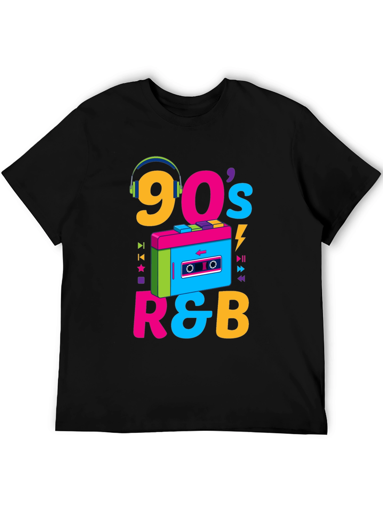 90s R&B Graphic T-Shirt - Retro Music Style
