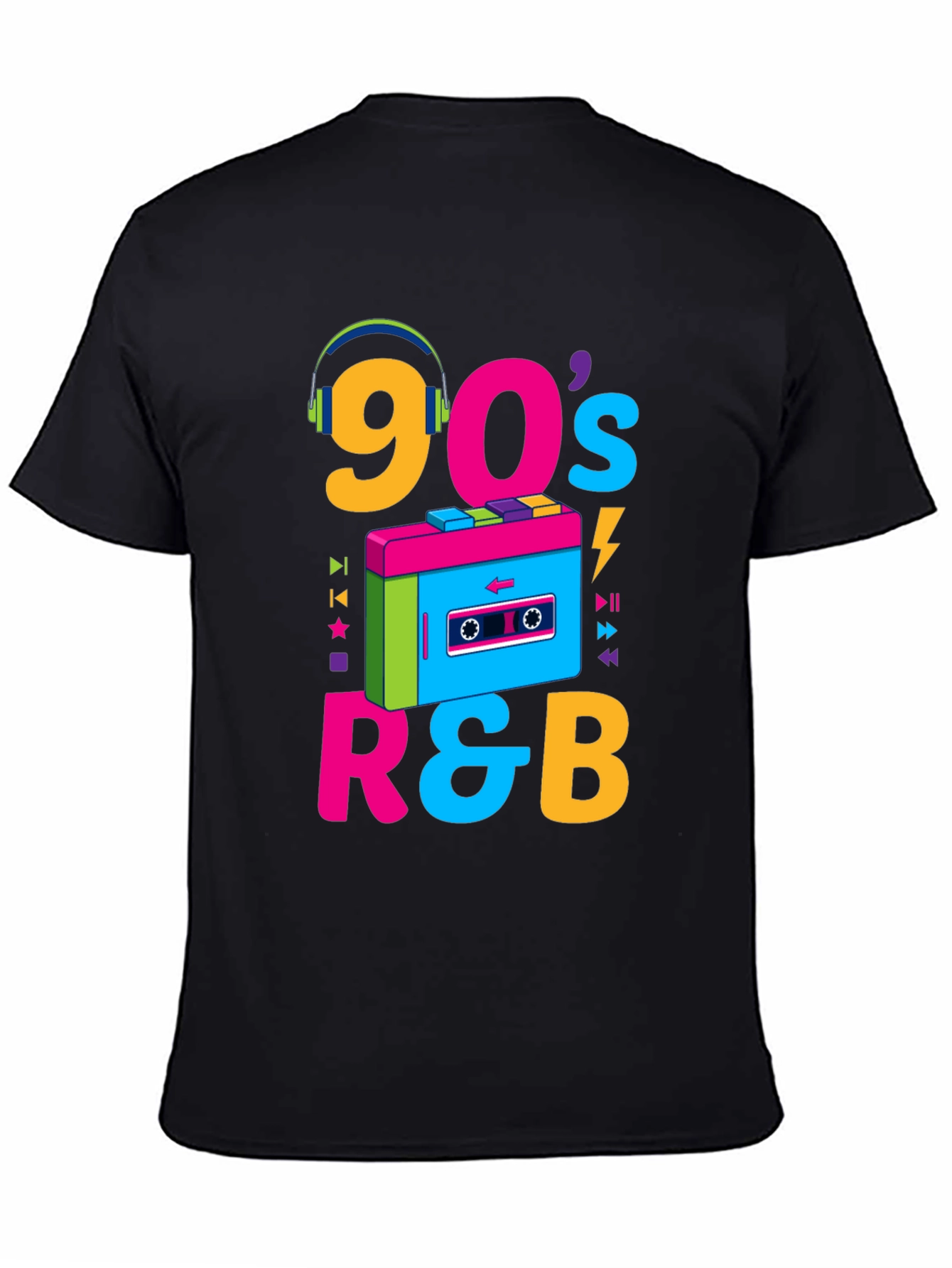 90s R&B Graphic T-Shirt - Retro Music Style