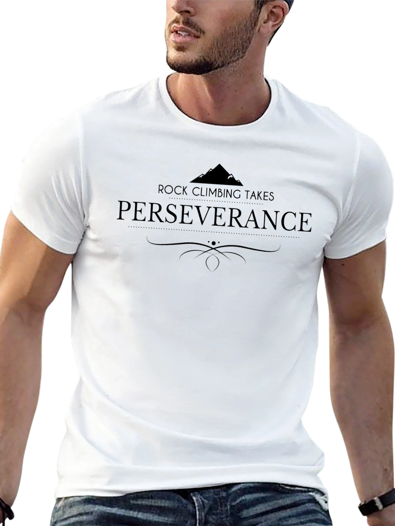 Perseverance Rock Climbing T-Shirt - Mountain Tee