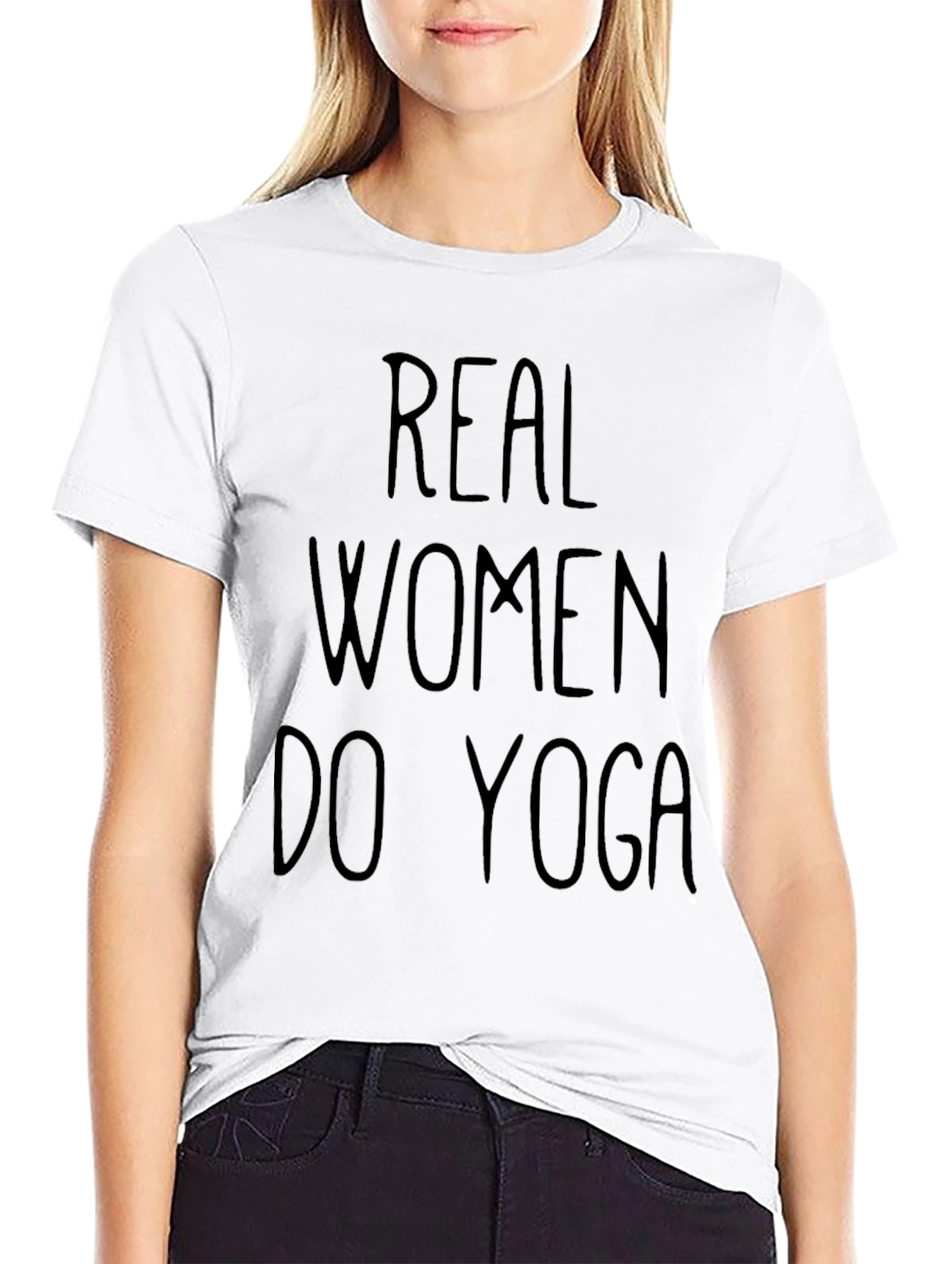 Real Women Do Yoga Graphic T-Shirt