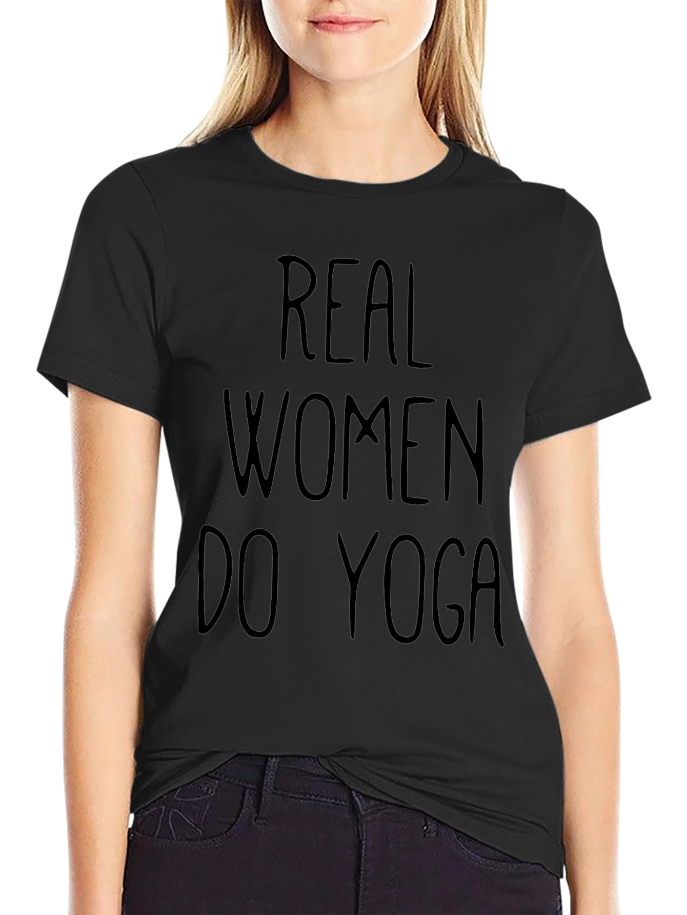 Real Women Do Yoga Graphic T-Shirt