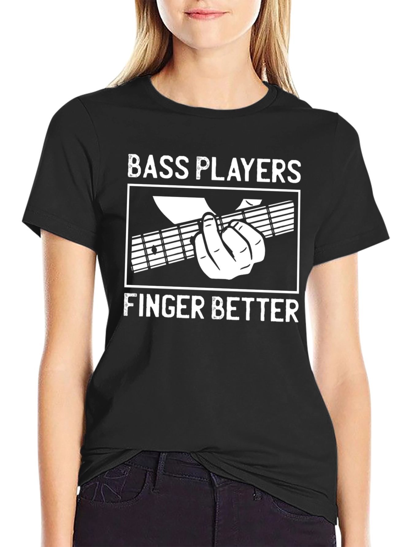 Bass Players Finger Better Graphic T-Shirt