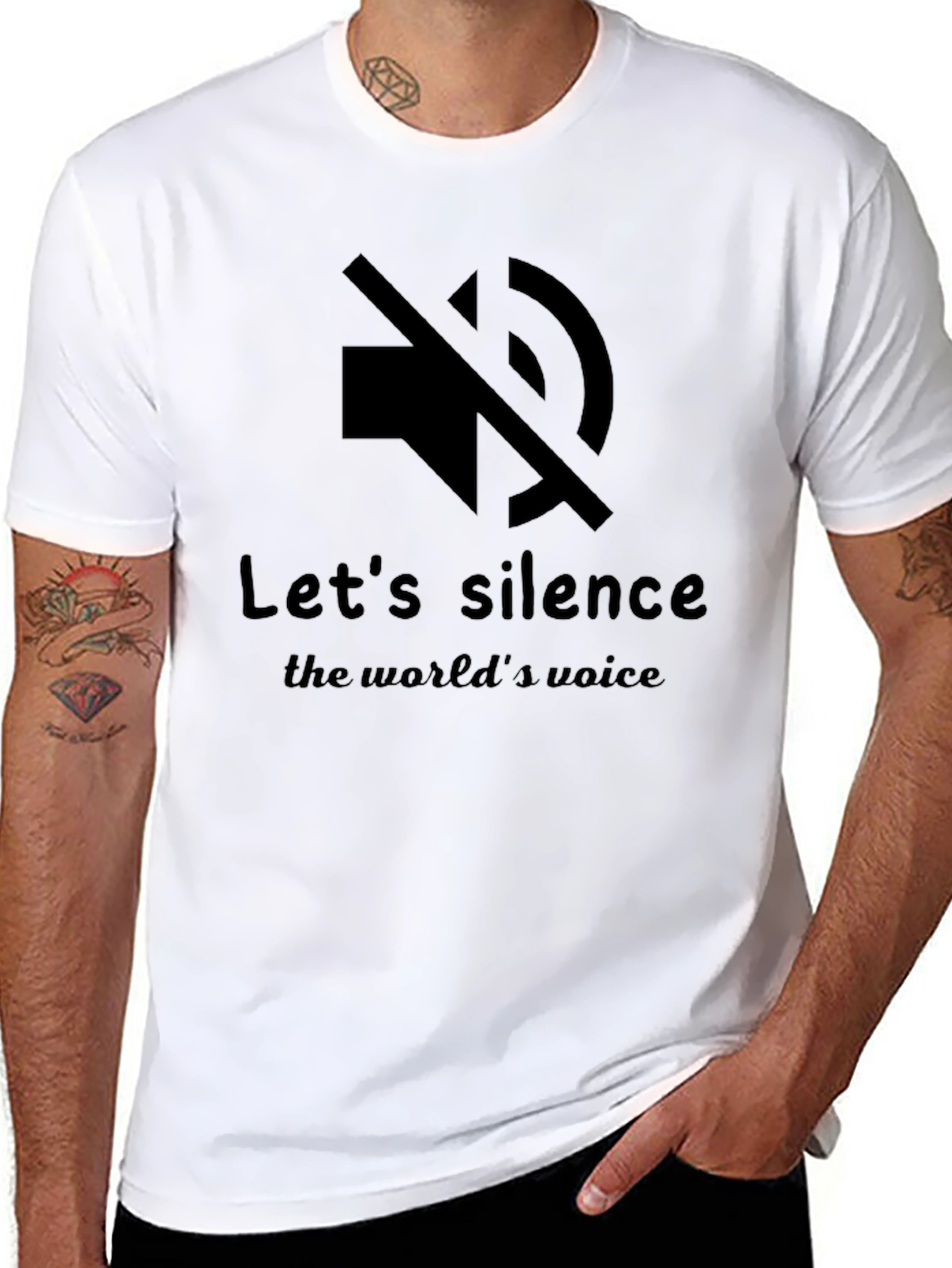 Silence the Worlds Voice T-Shirt