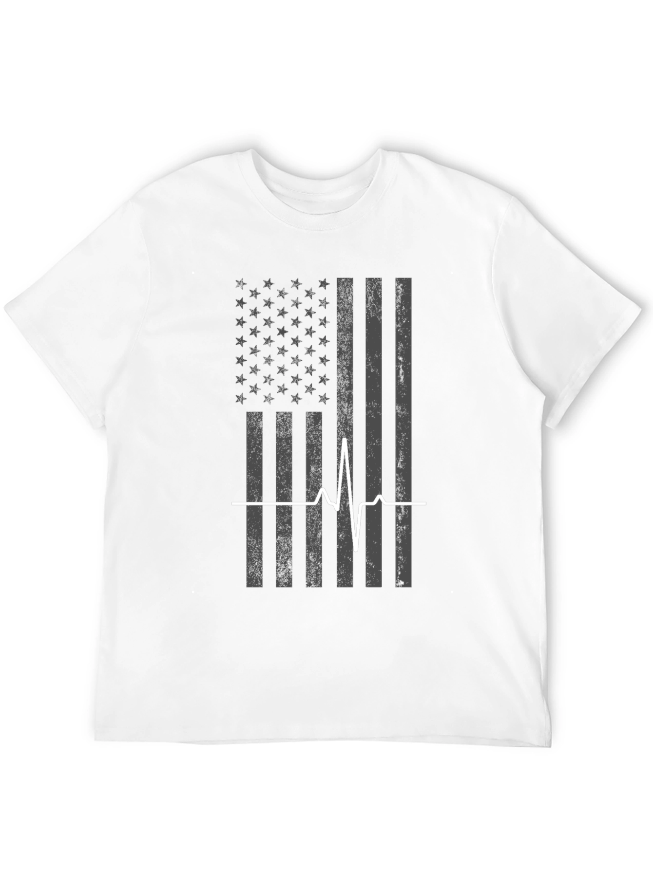 American Flag Heartbeat T-Shirt