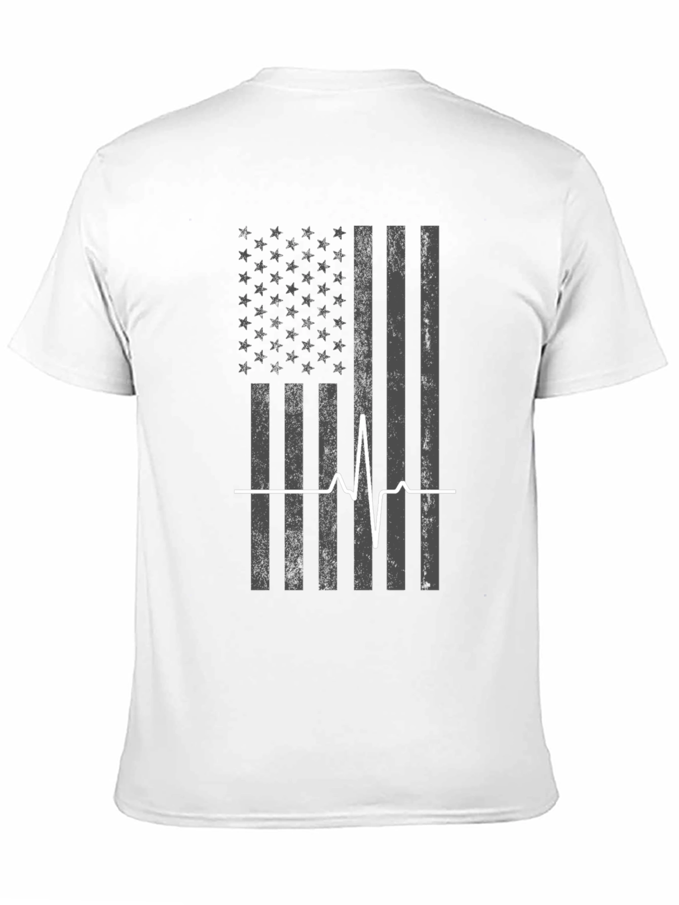 American Flag Heartbeat T-Shirt