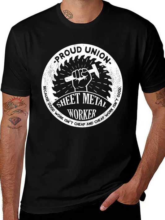 Proud Union Sheet Metal Worker Tee