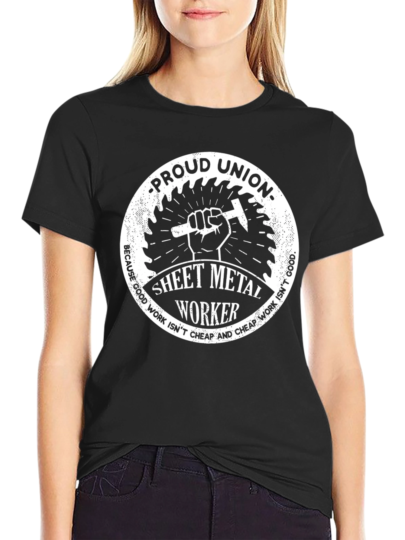 Proud Union Sheet Metal Worker Tee