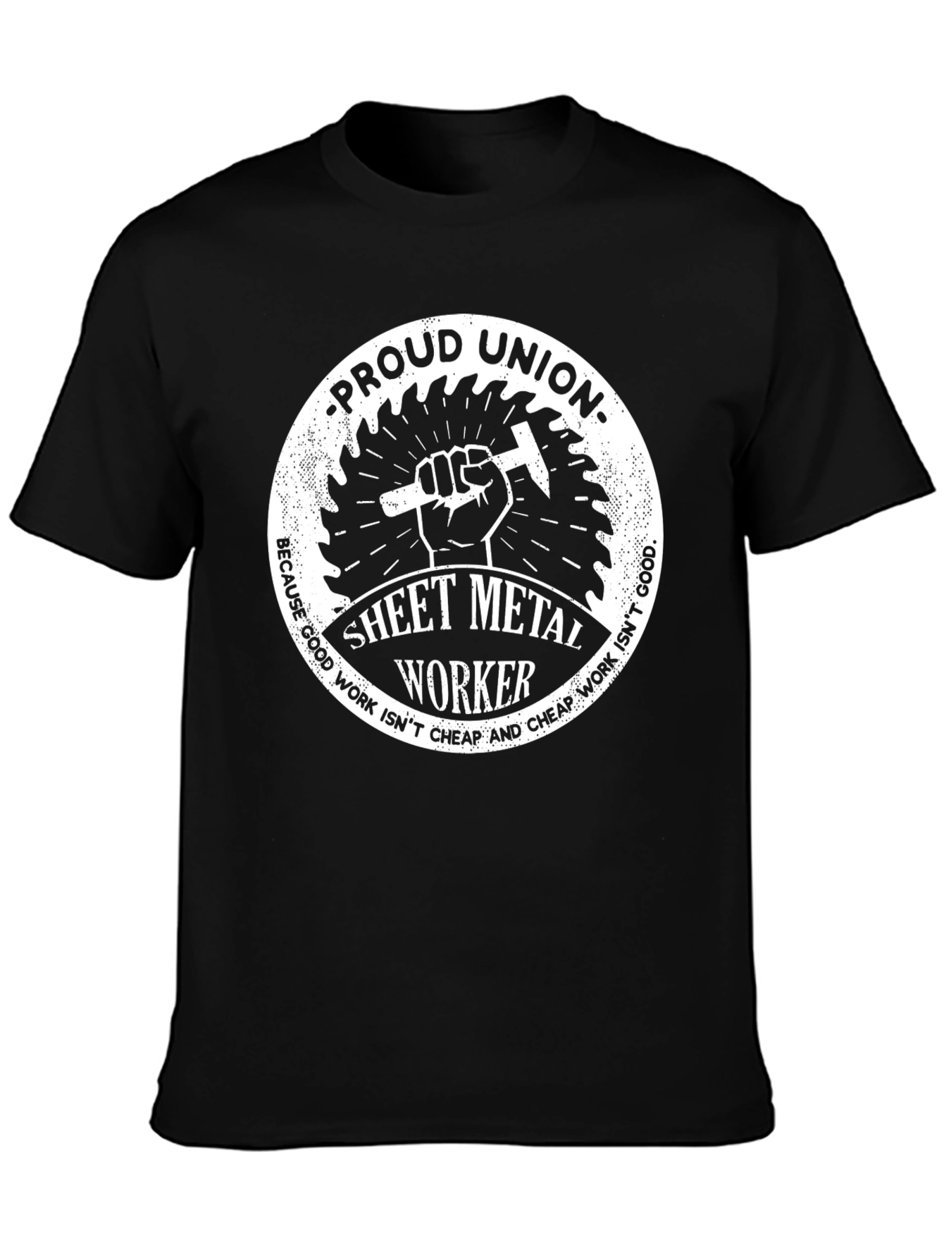 Proud Union Sheet Metal Worker Tee
